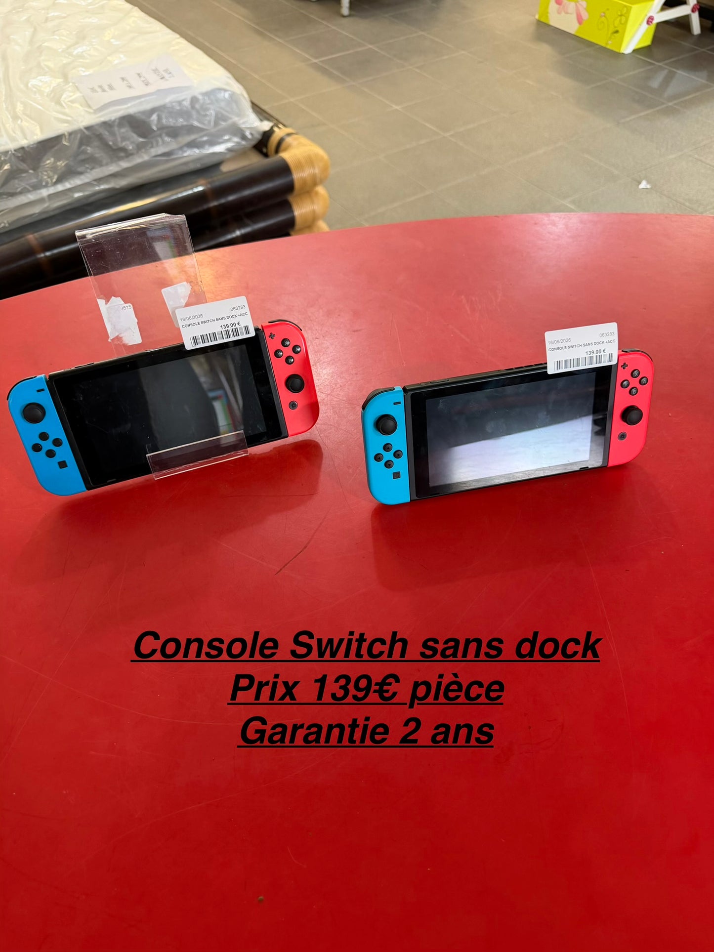Console switch sans dock garantie 2 ans