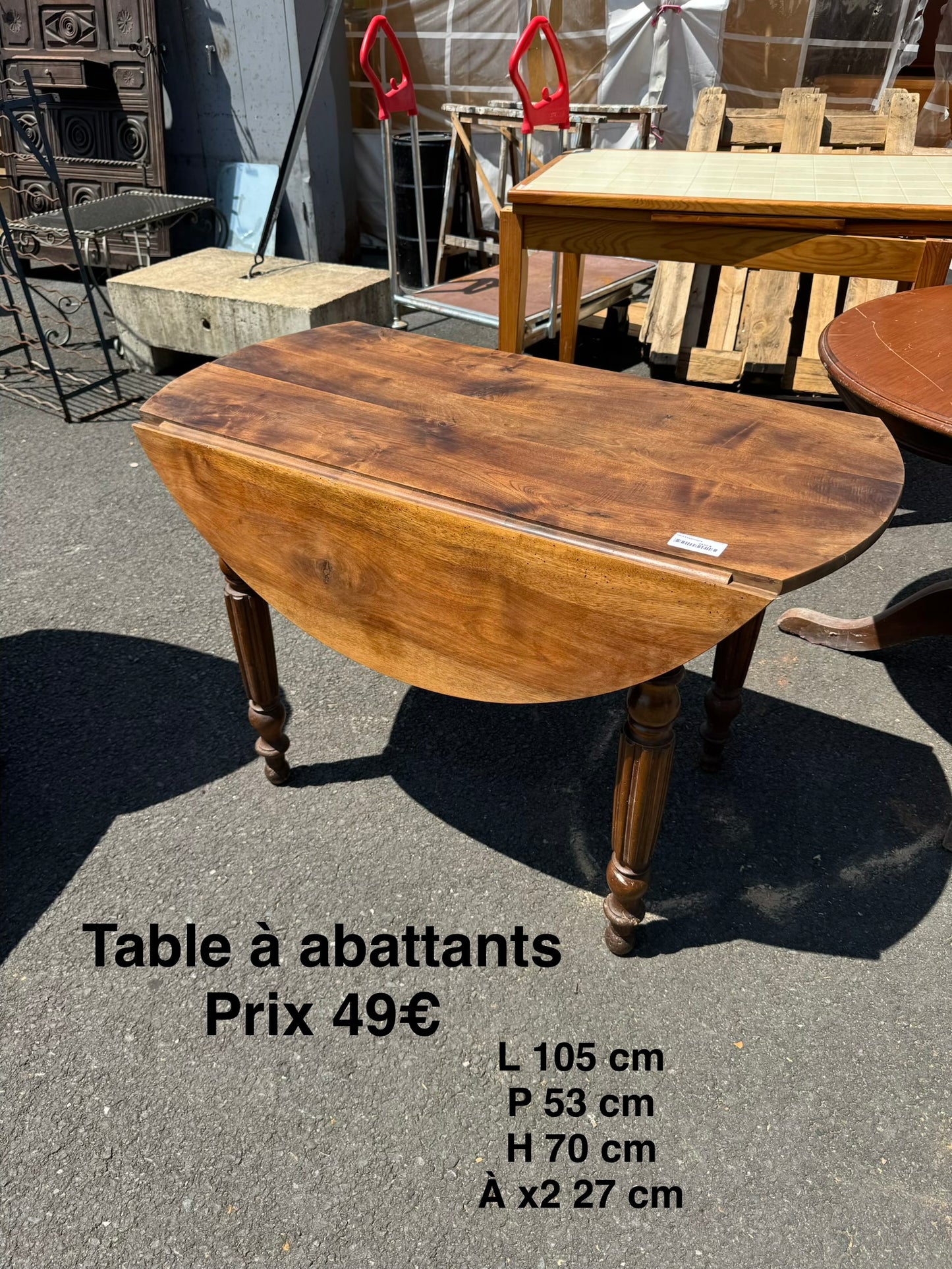 Table à abattants 065026