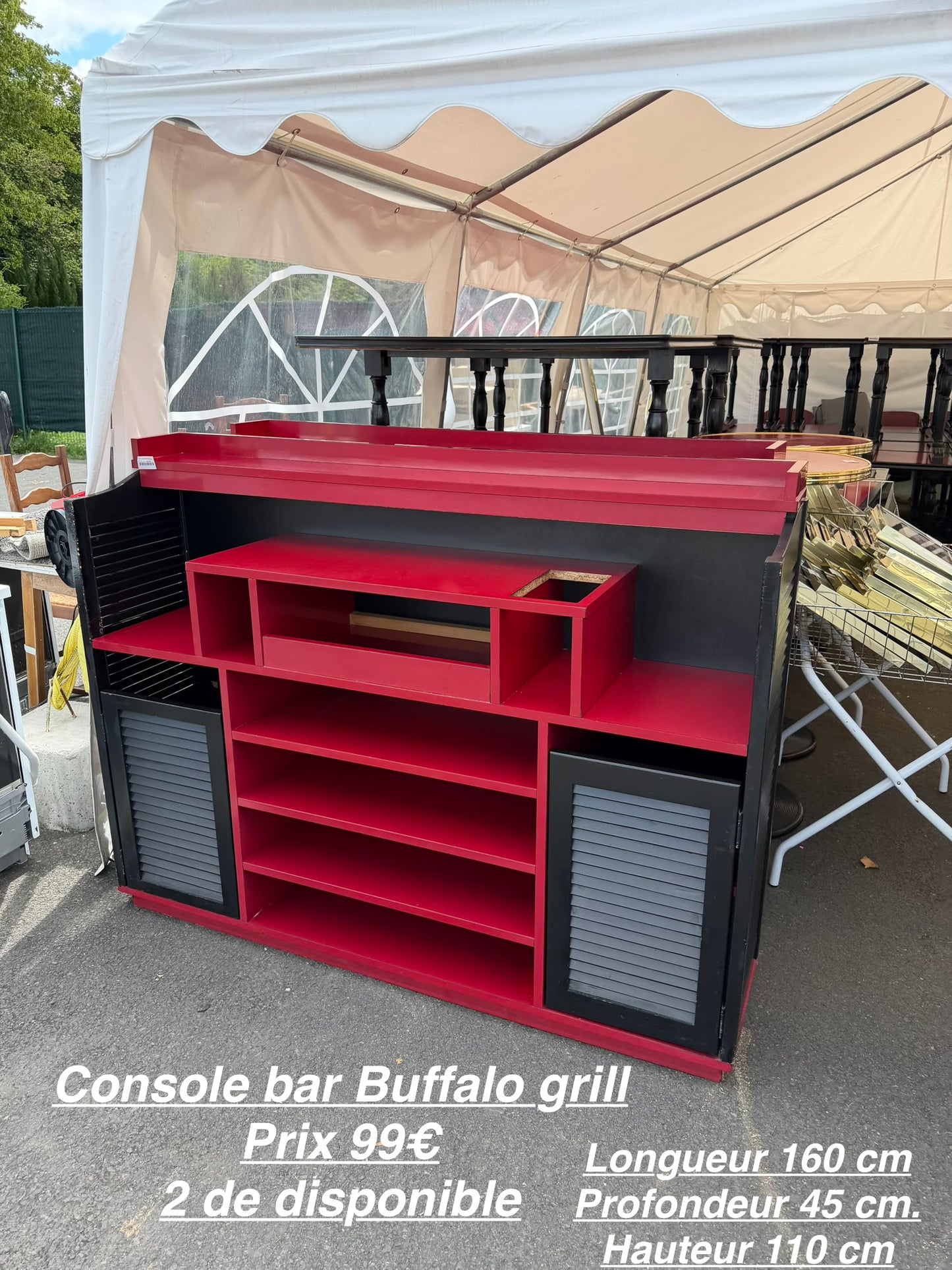 Console bar Buffalo grill GM 062486