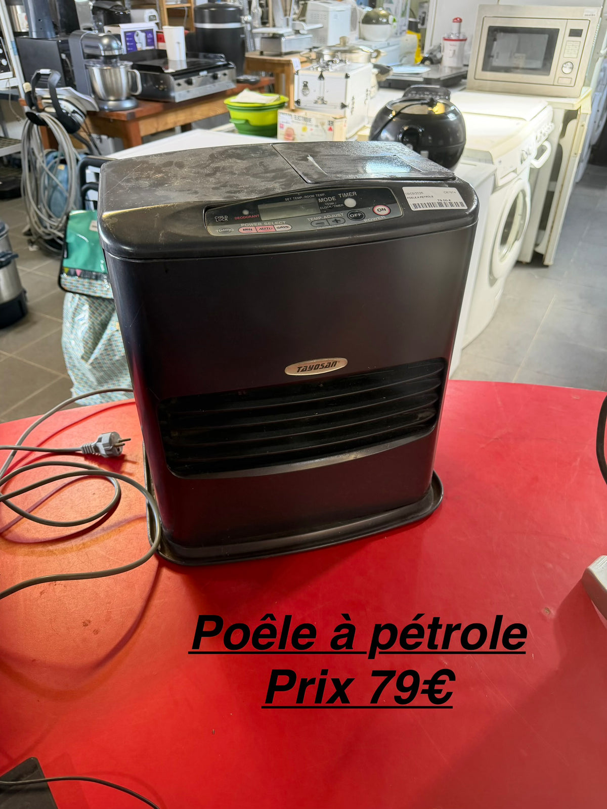 Poêle à pétrole électronique 067874