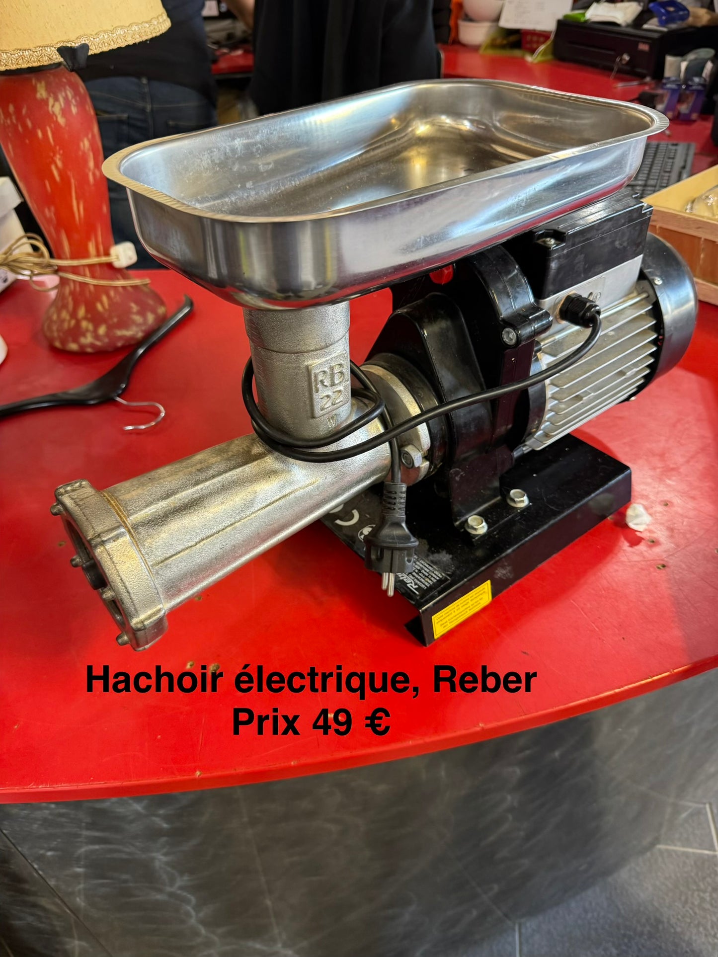Hachoir électrique reber 065202