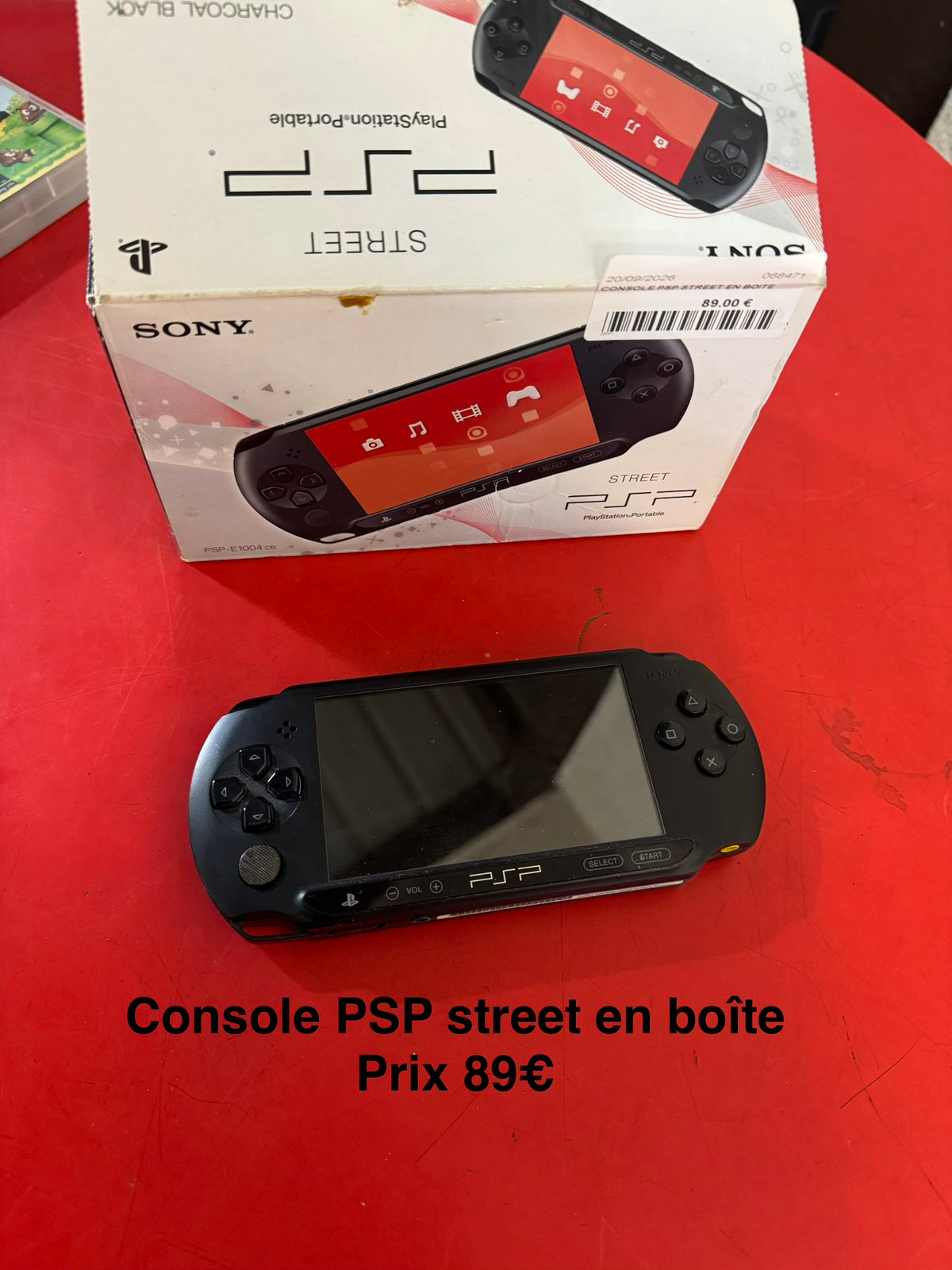Console PSP street en boîte 068471