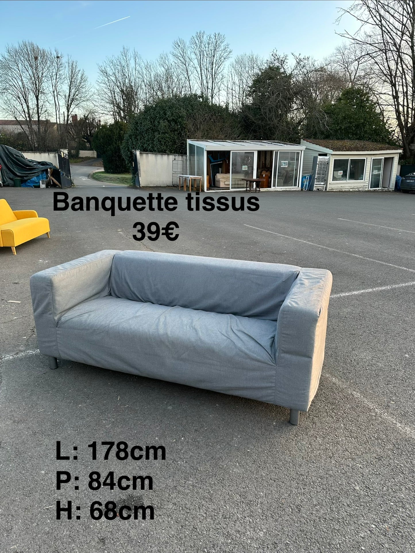 Banquette tissus 054808