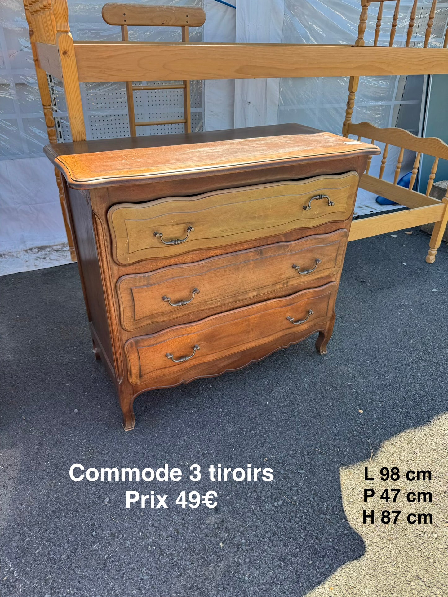 Commode 3 tiroirs 064095