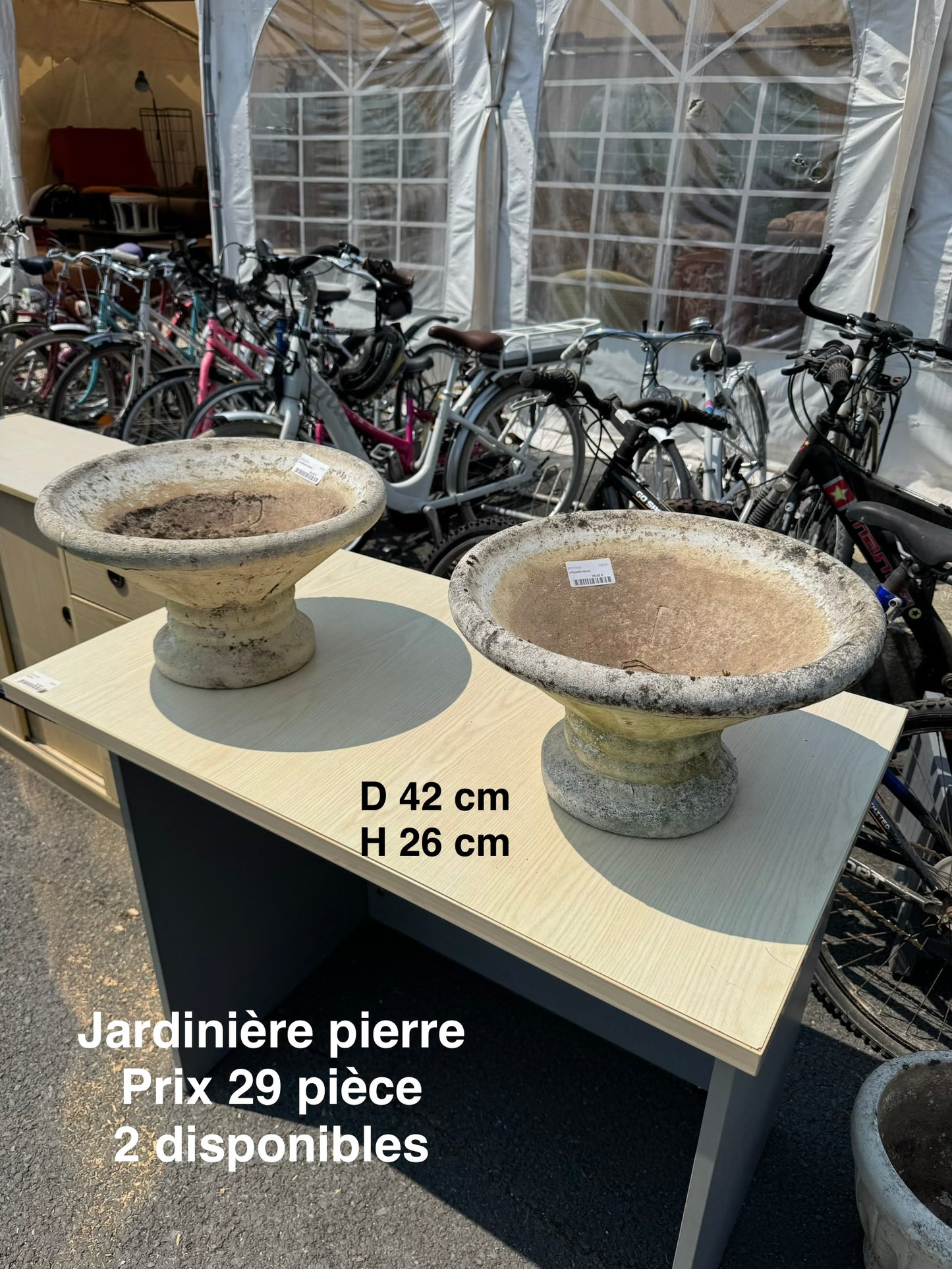Jardinière pierre 065321