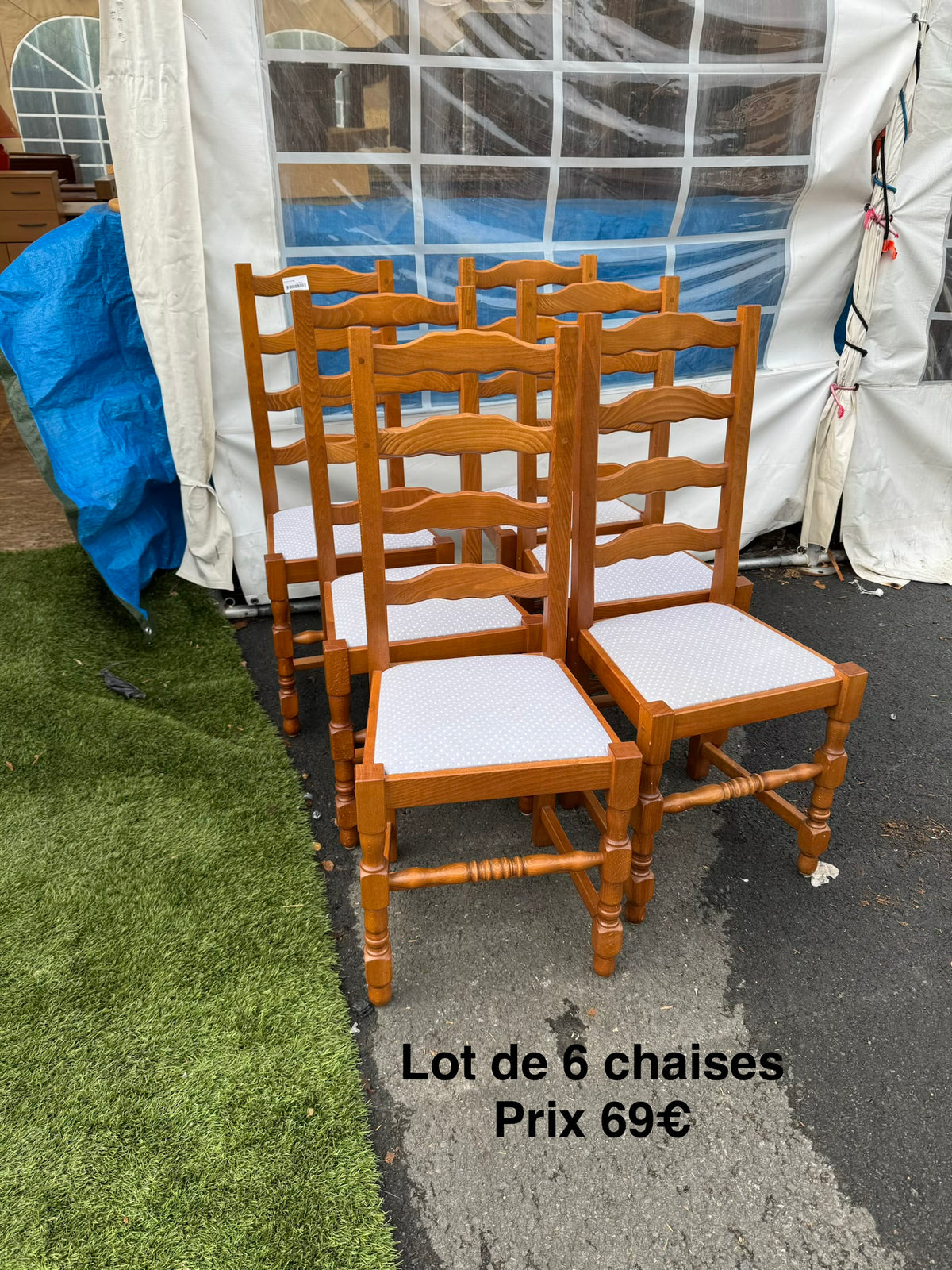 Lot de 6 chaises 069259