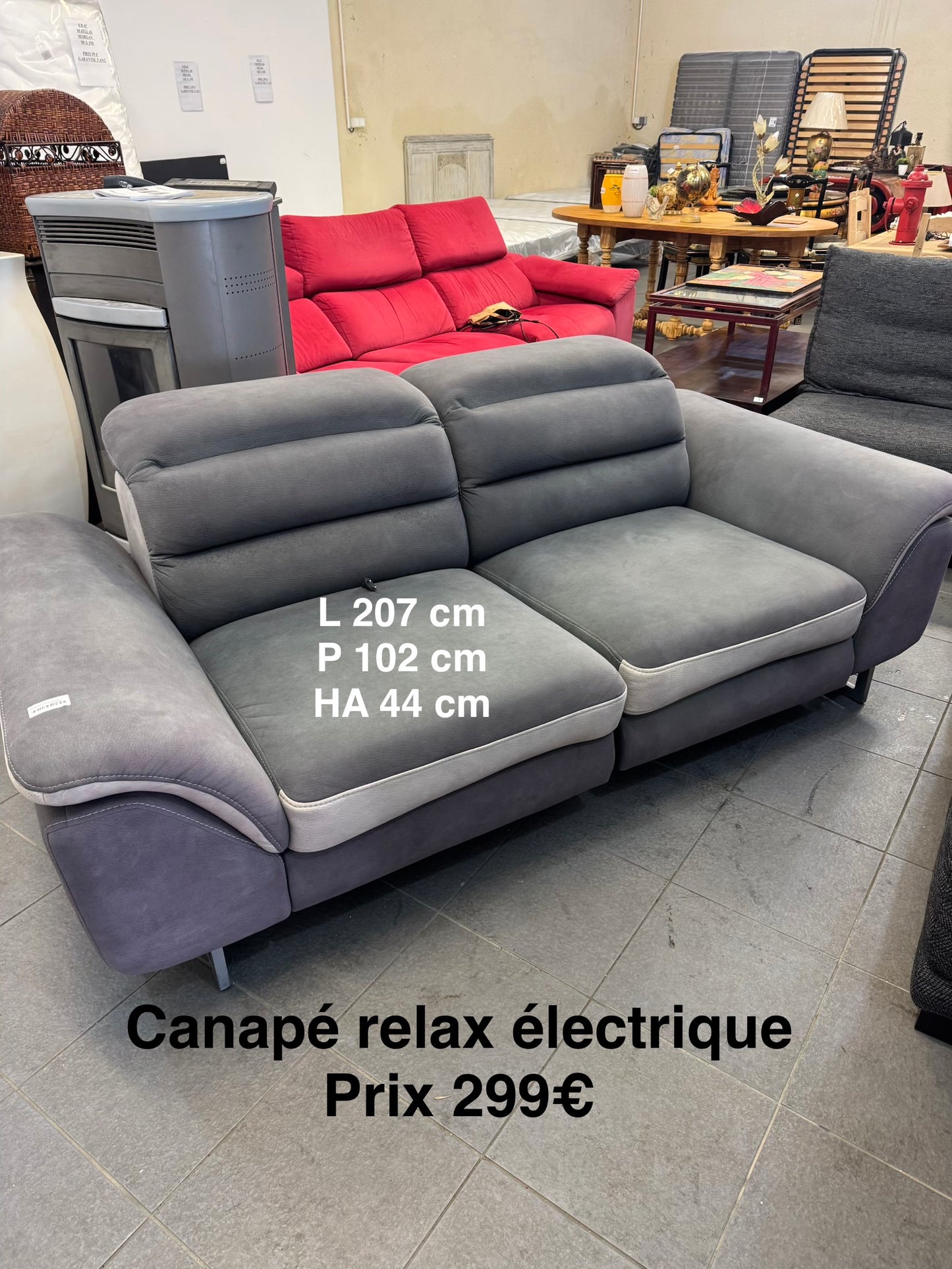 Canapé relax électrique 057087