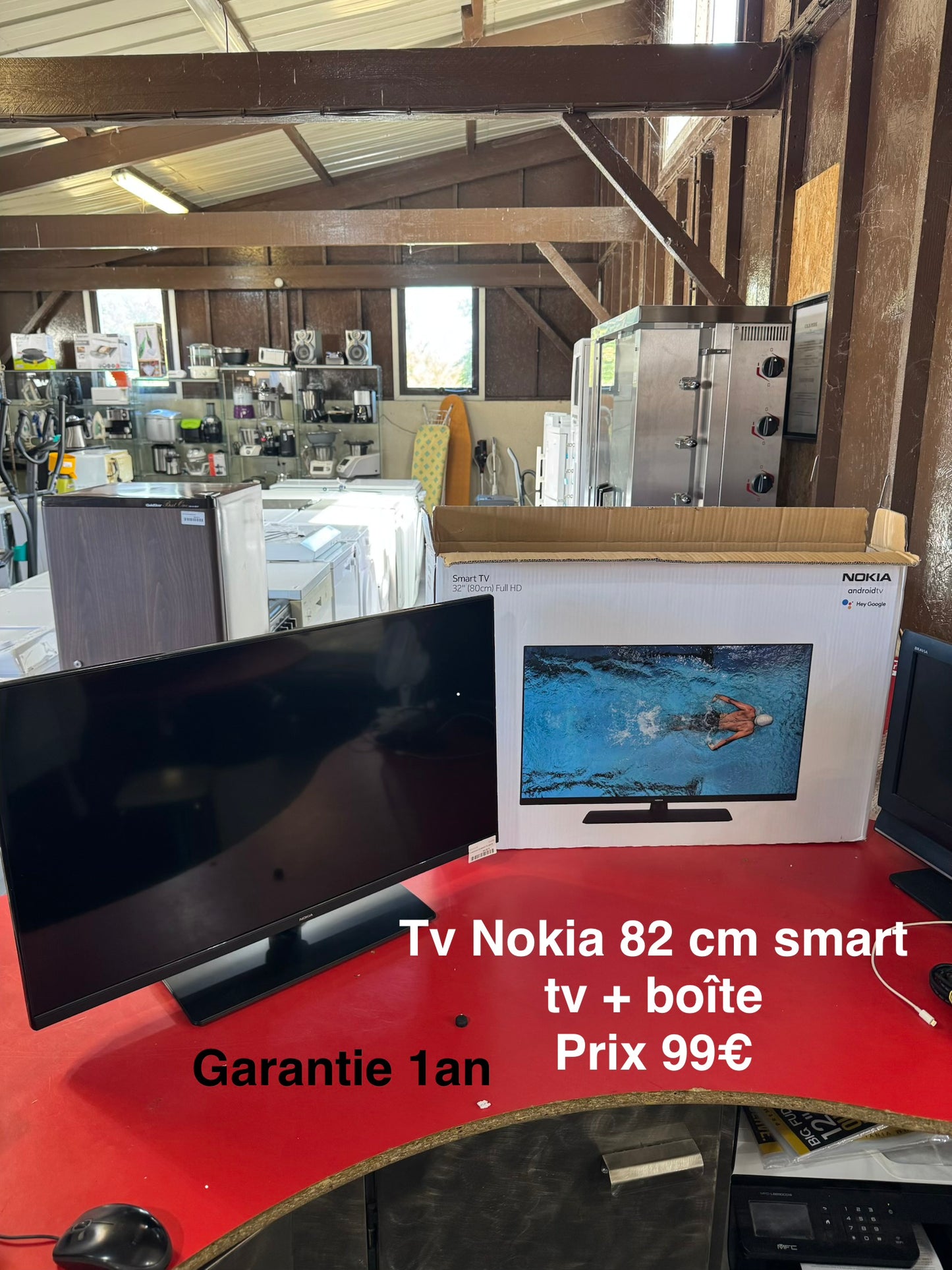 Tv Nokia 82 cm smart tv + boîte 064088