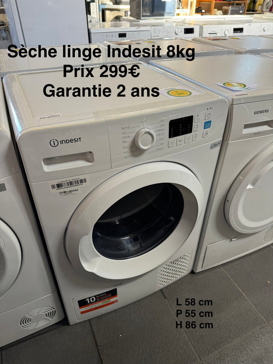 Sèche linge Indesit 8kg 050189