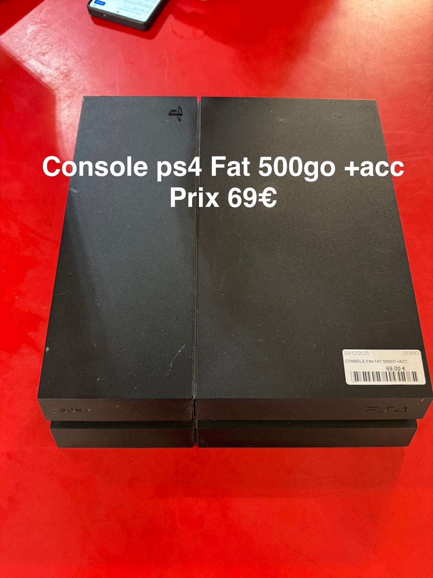 Console ps4 fat 500go + acc 053683