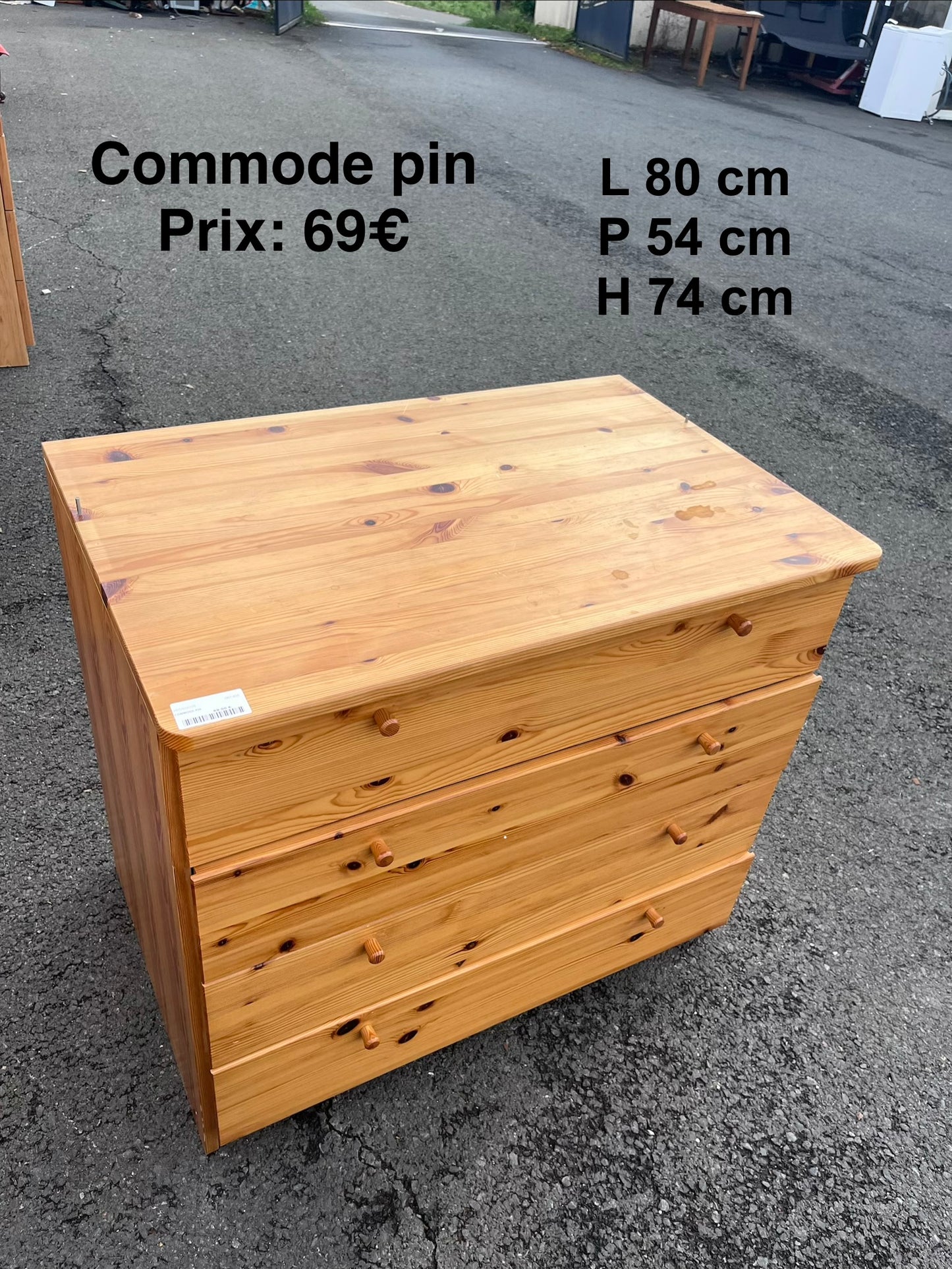 Commode pin 067406