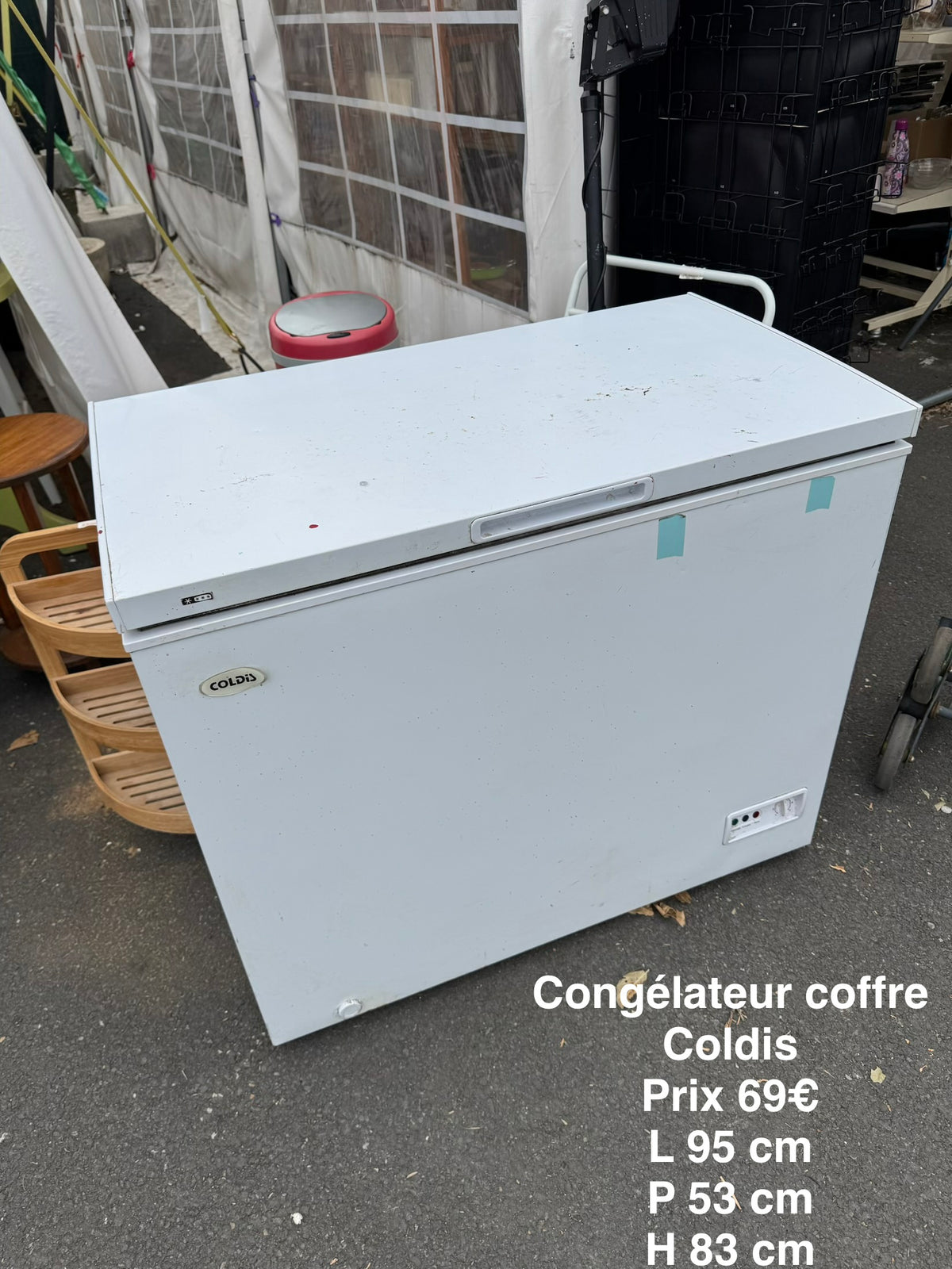 Congélateur coffre coldis 068794