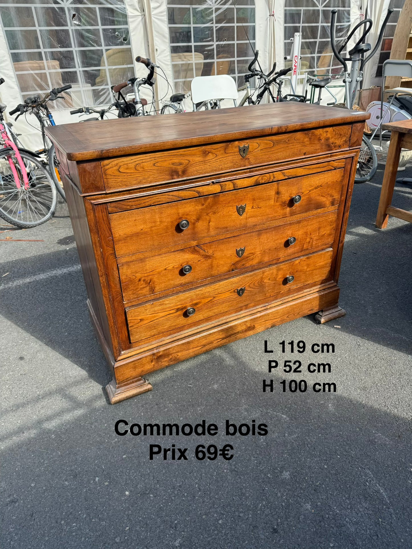 Commode bois 065958