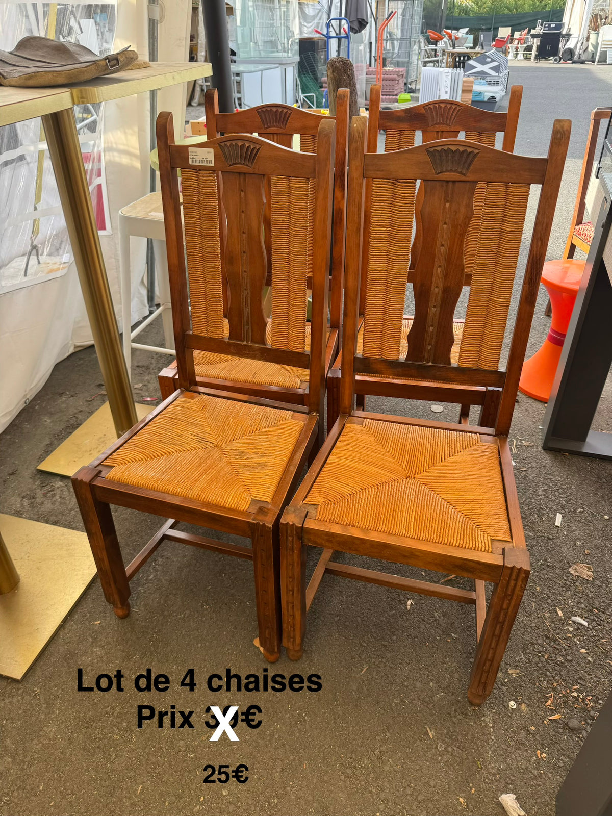 Lot de 4 chaises 063311
