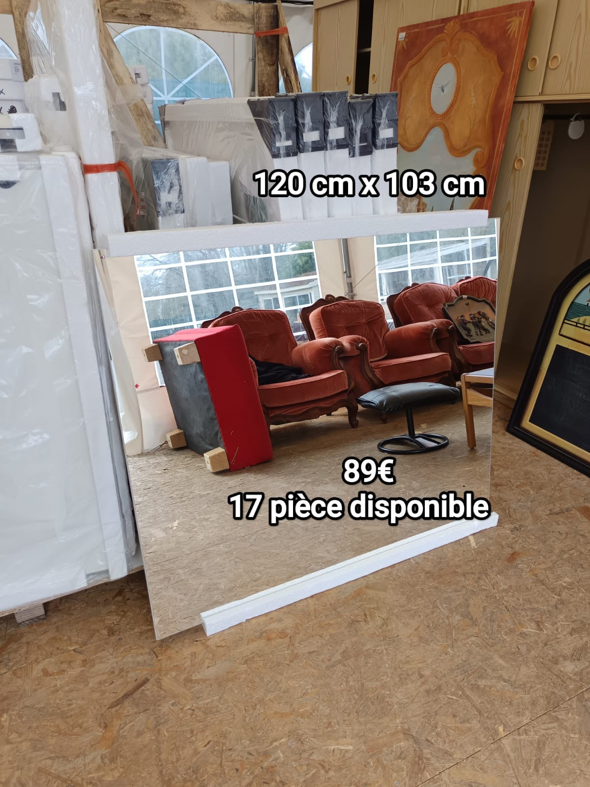 Miroir 120 cm X 103 cm 038555
