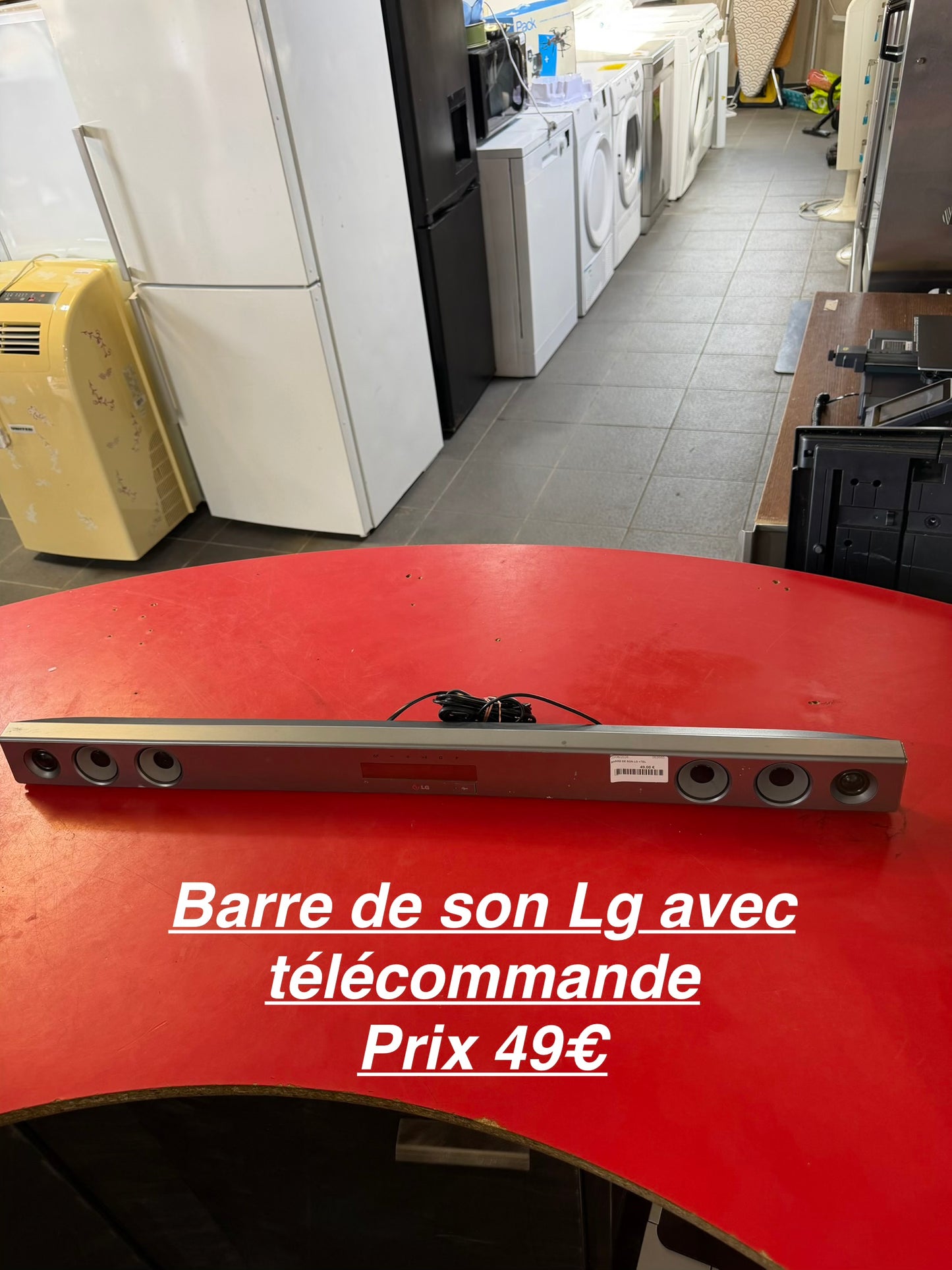 Barre de son LG avec télécommande 063665