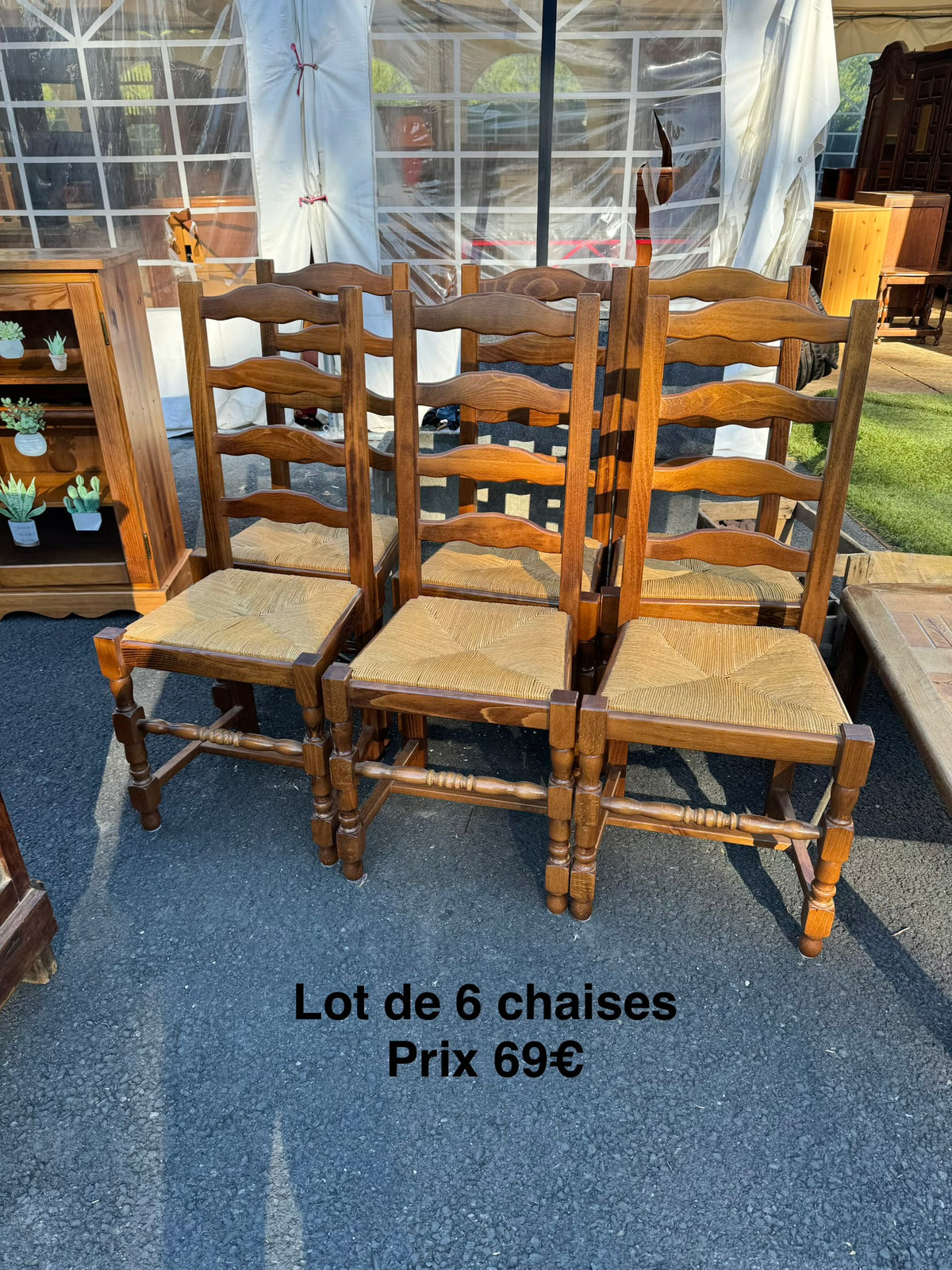 Lot de 6 chaises 068584