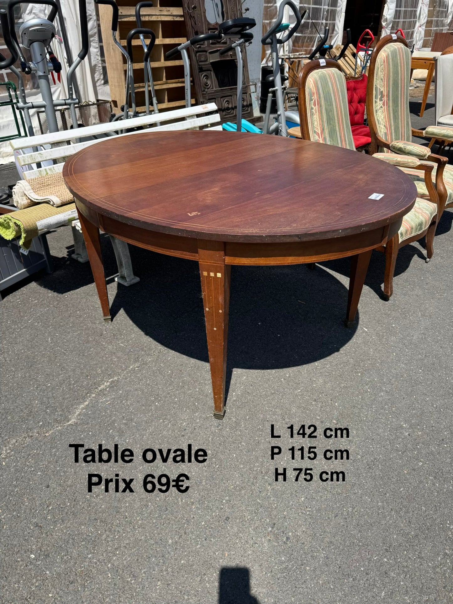 Table ovale 065030