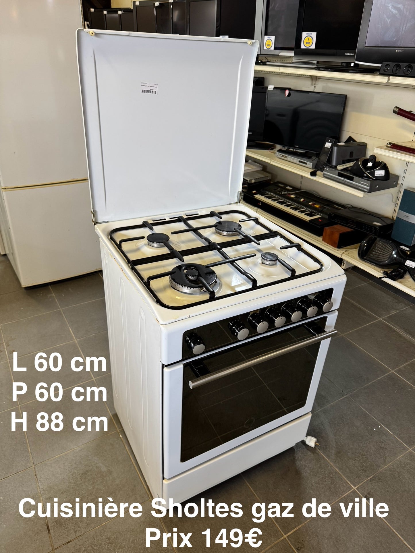 Cuisinière scholtes gaz de ville 048213