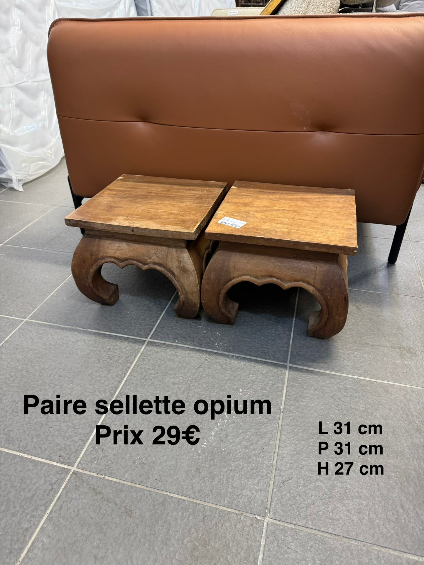 Paire sellette opium 063030