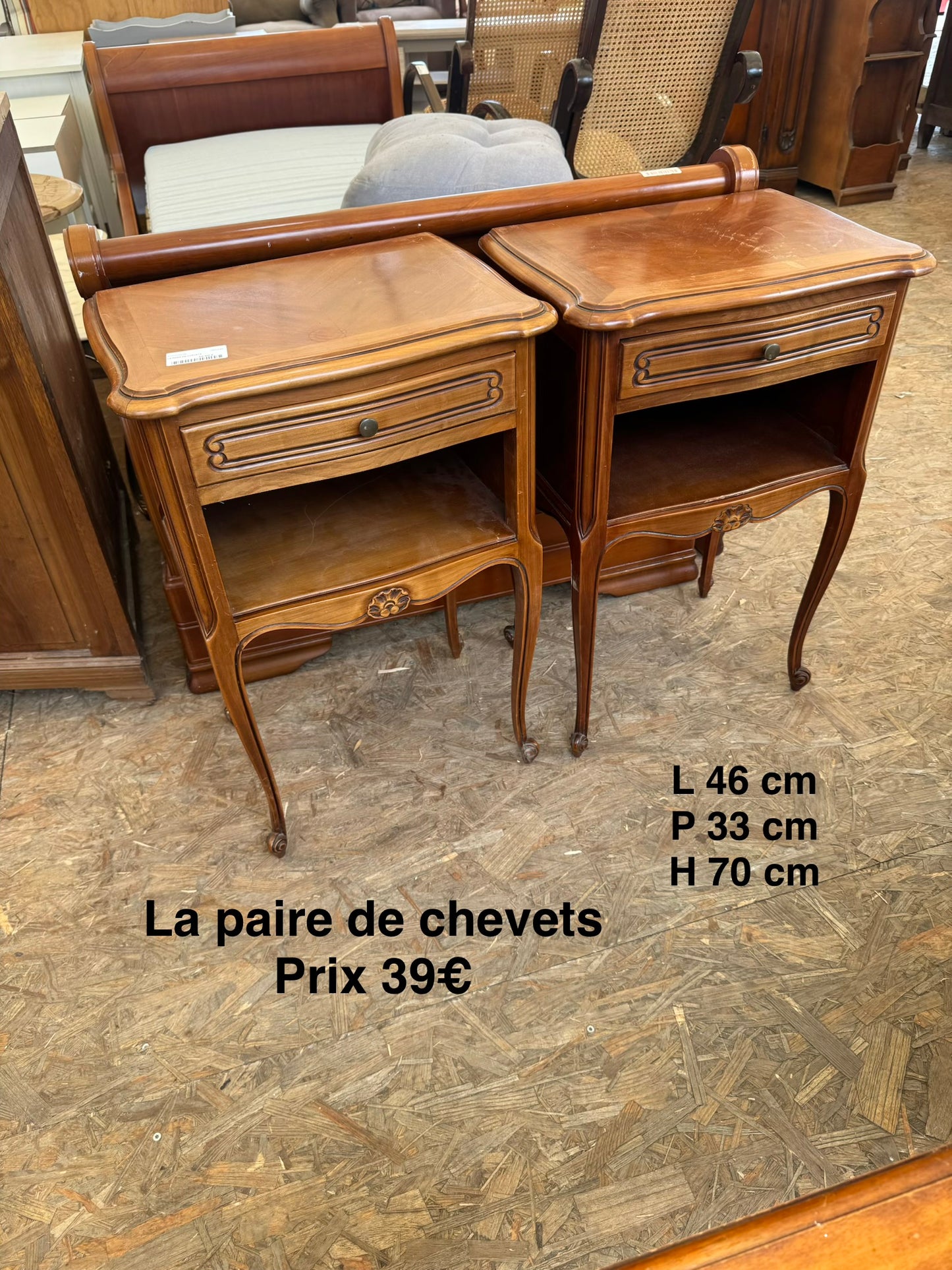 La paire de chevets 065449