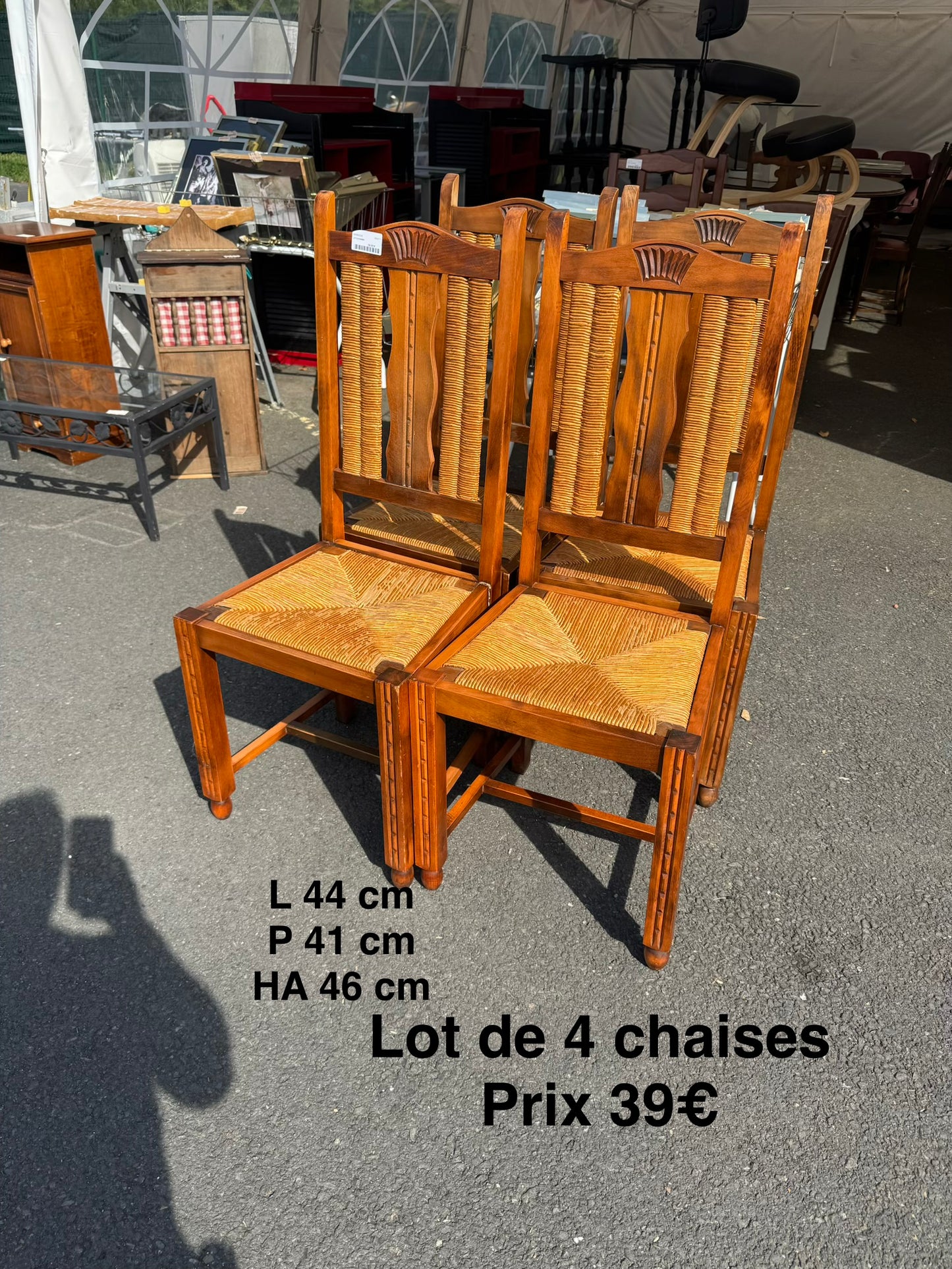 Lot de 4 chaises 063311