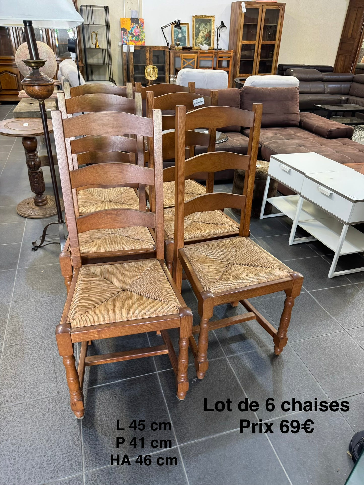 Lot de 6 chaises 064810