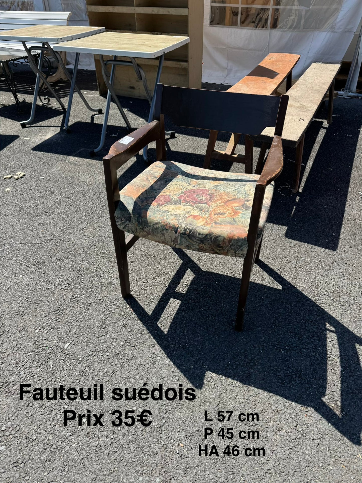 Fauteuil suédois 063408