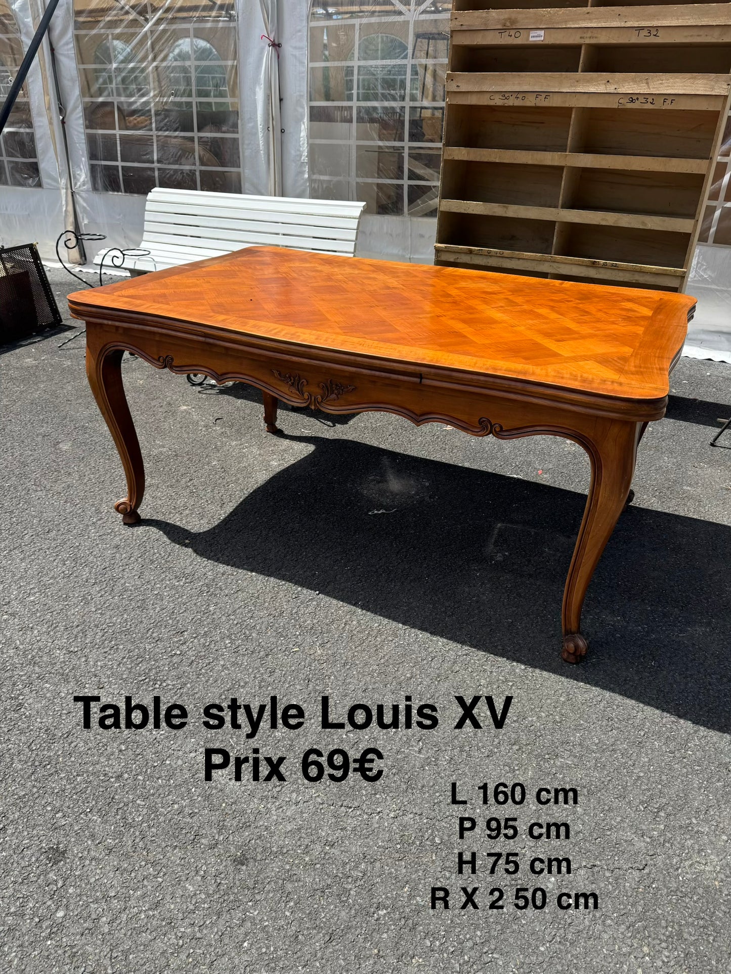 Table style Louis XV 063060