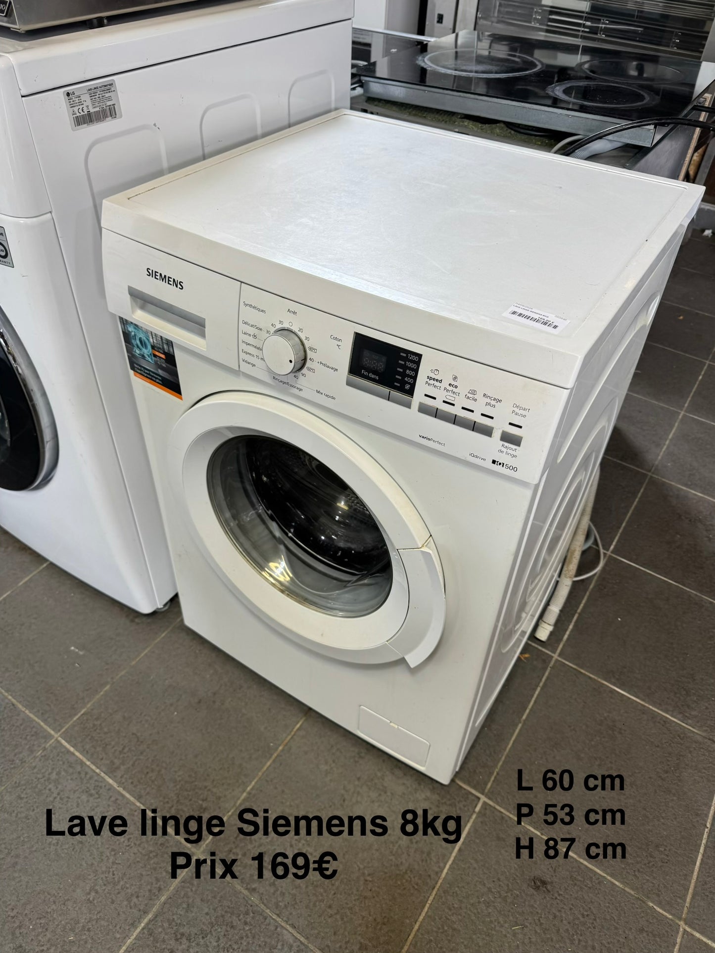 Lave linge Siemens 8KG 065645