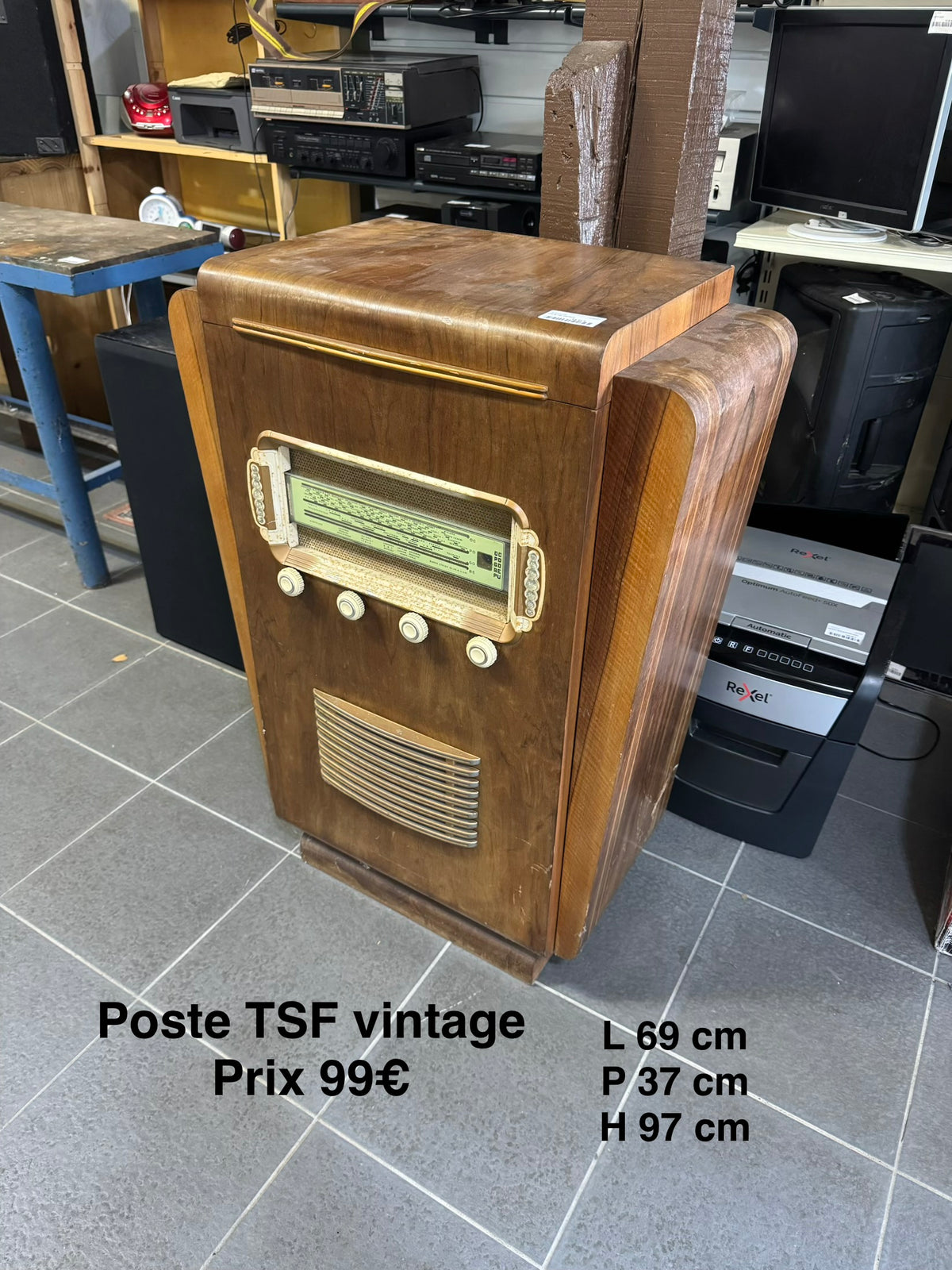 Poste TSF vintage 068257