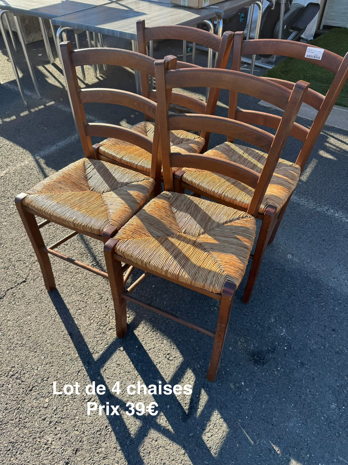 Lot de 4 chaises 068719