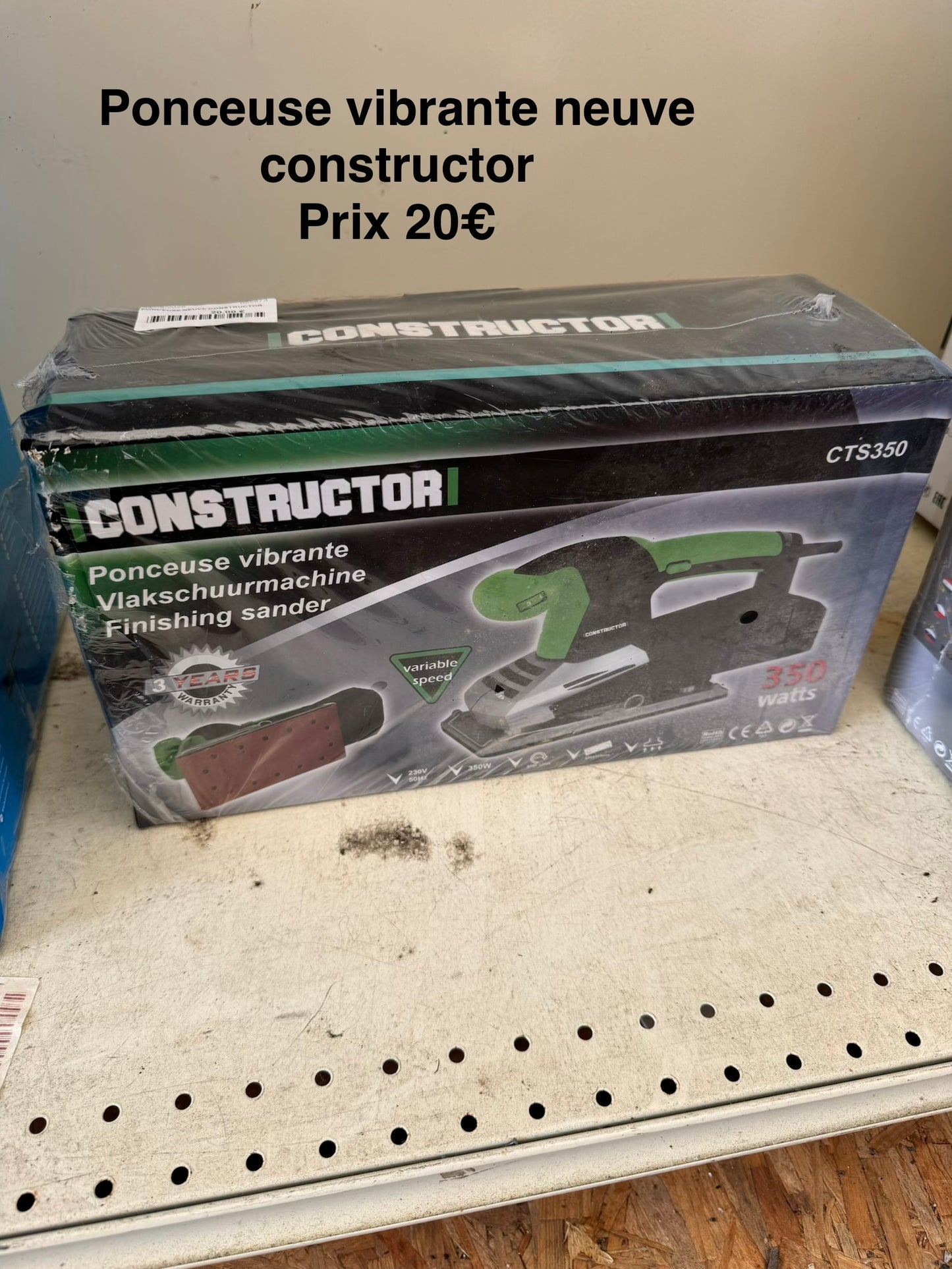 Ponceuse vibrante neuve constructor 065673