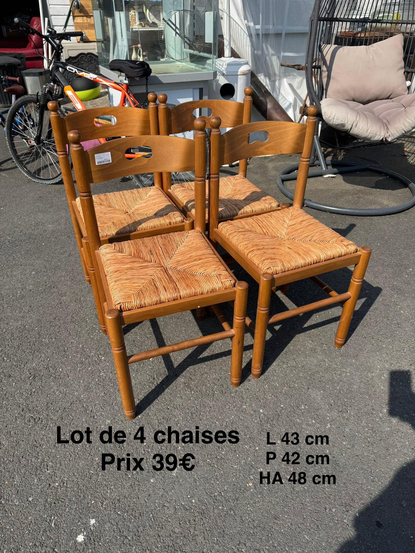 Lot de 4 chaises 064560