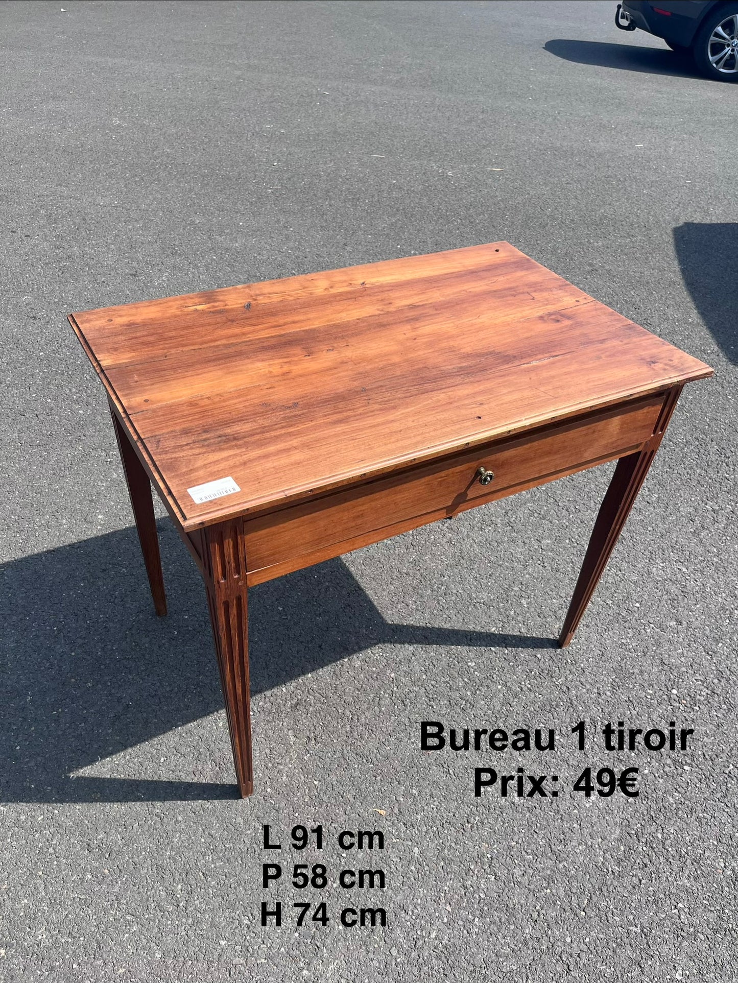 Bureau 1 tiroir 066928