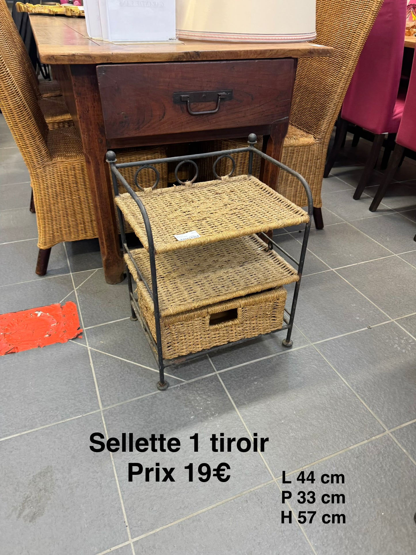 Sellette 1 tiroir 063119