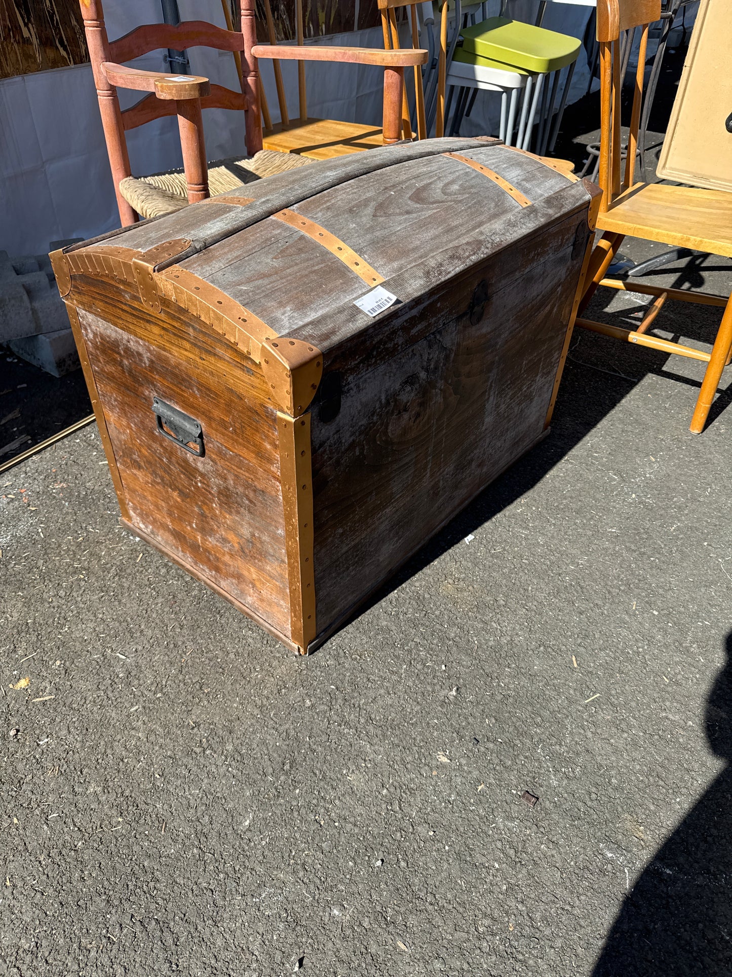 Malle en bois 039357