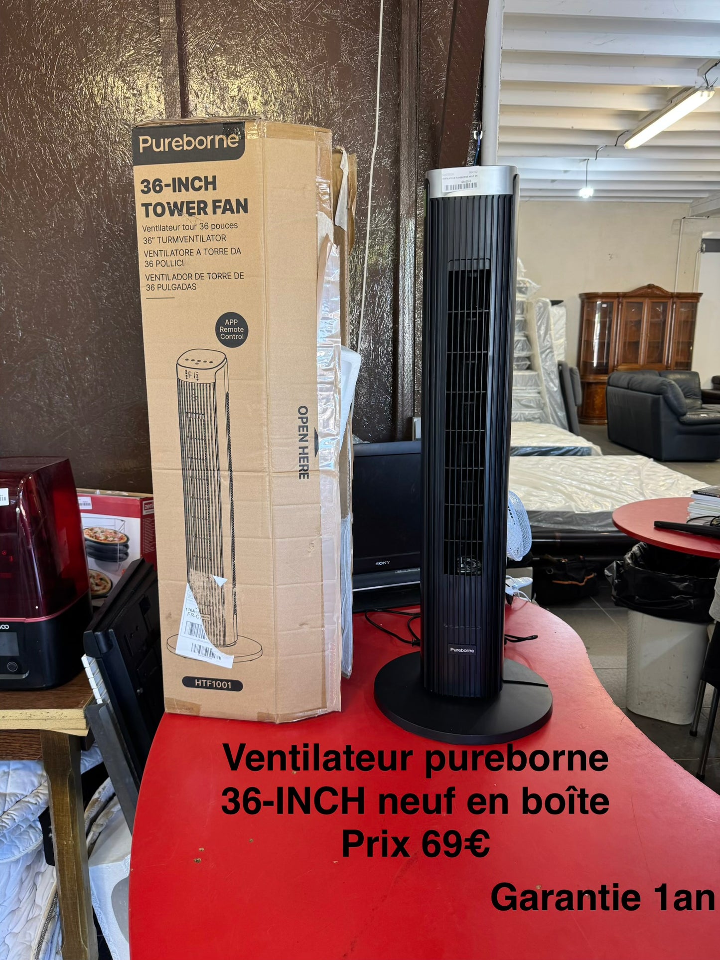 Ventilateur pureborne neuf en boîte 064102