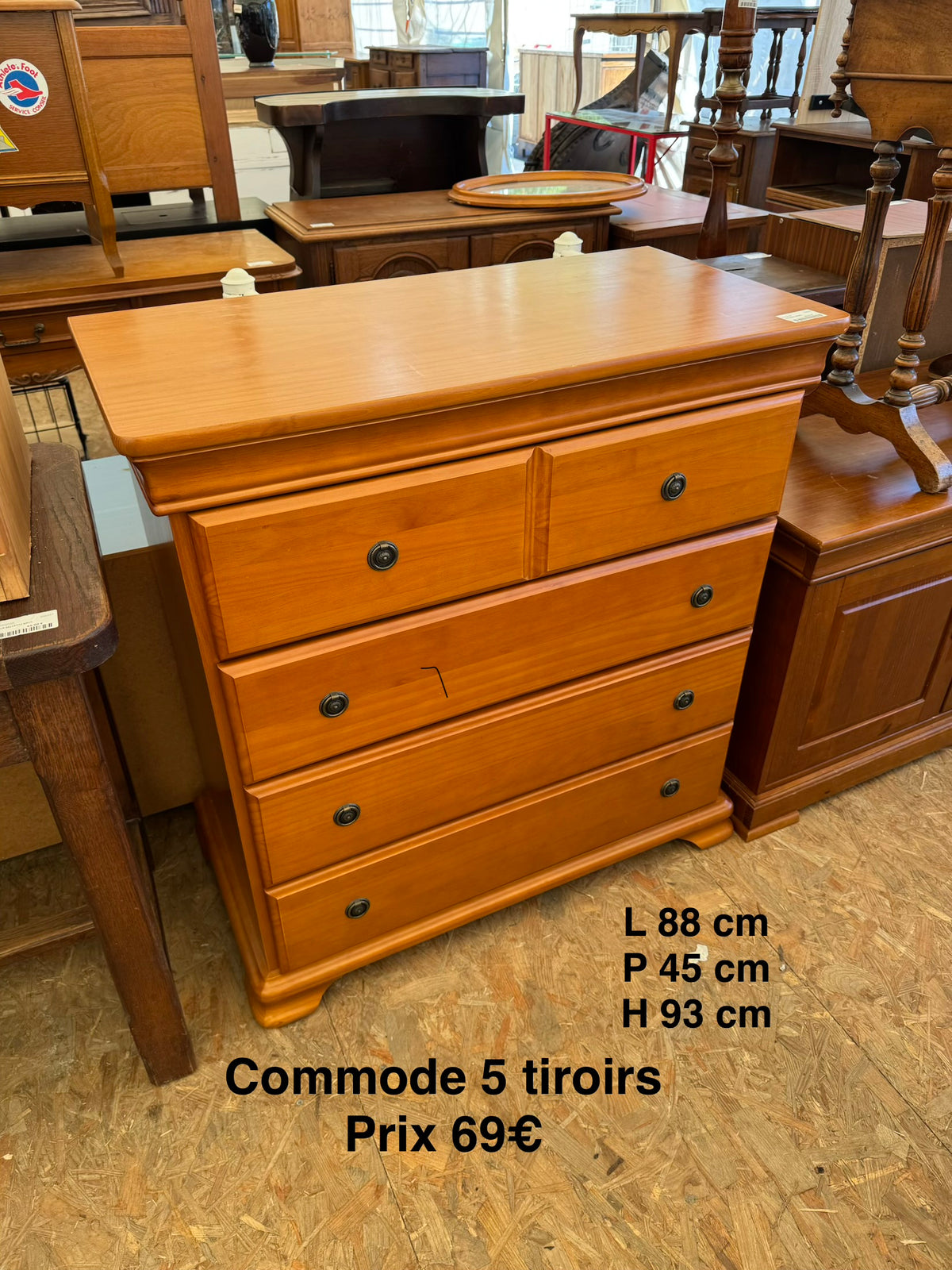 Commode 5 tiroirs 068662