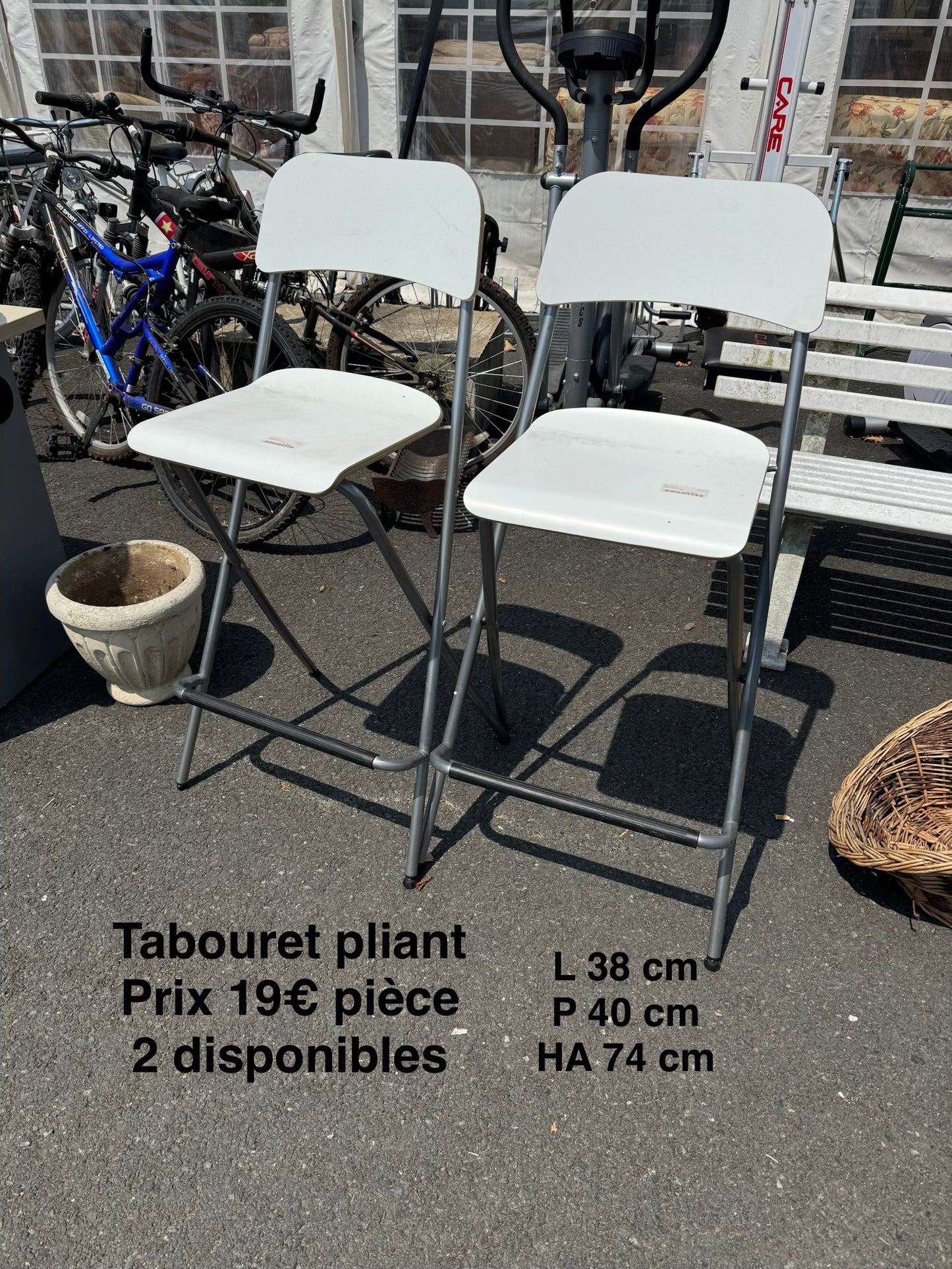 Tabouret pliant 055317