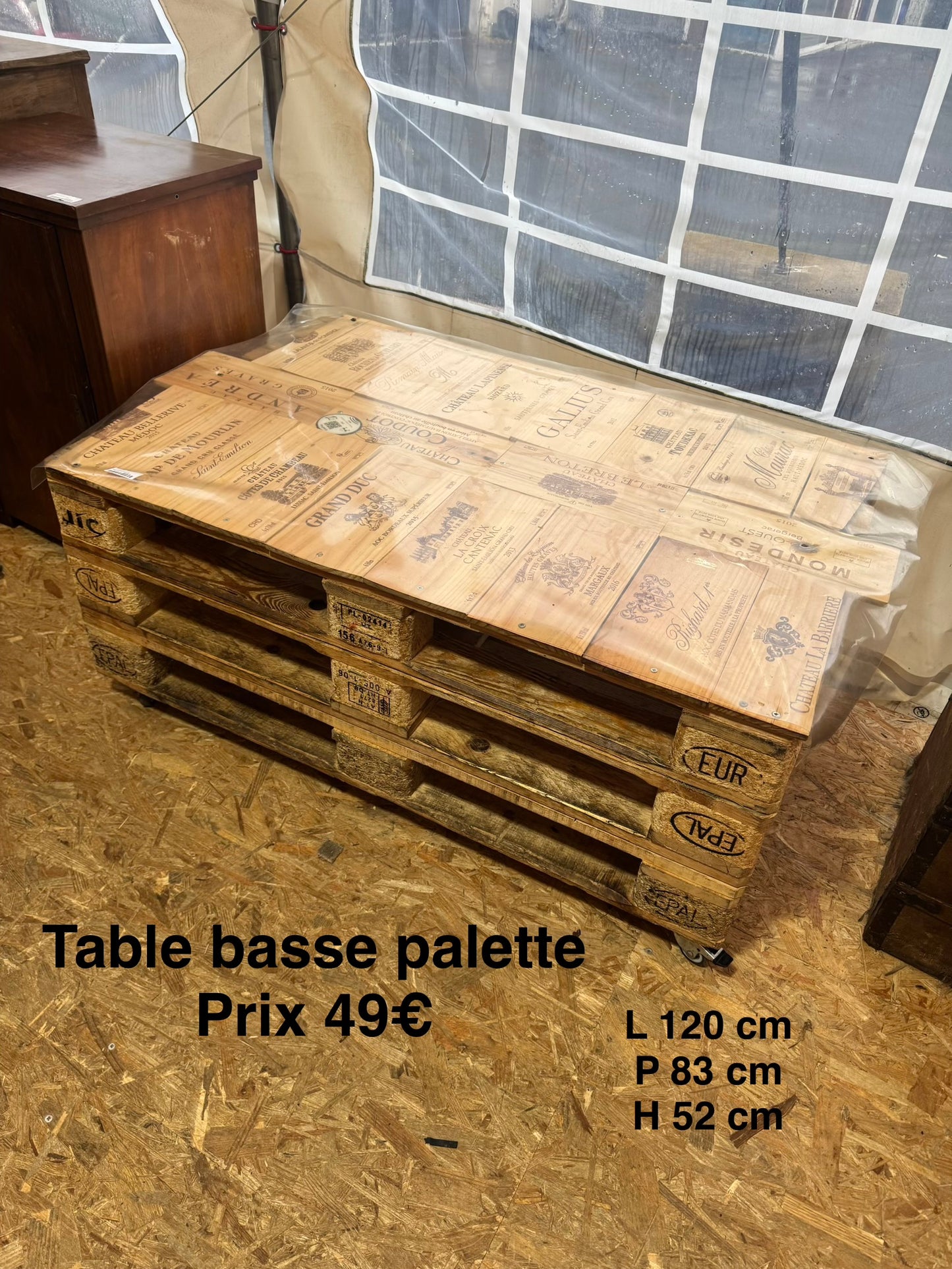 Table basse palette 051461