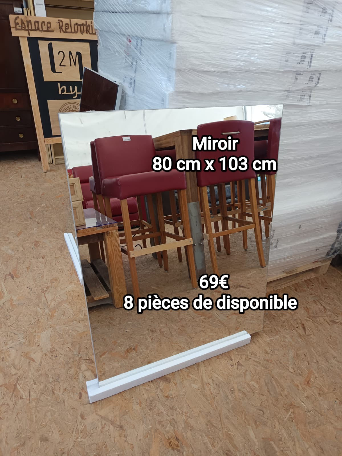 Miroir 89 cm X 103 cm 038554