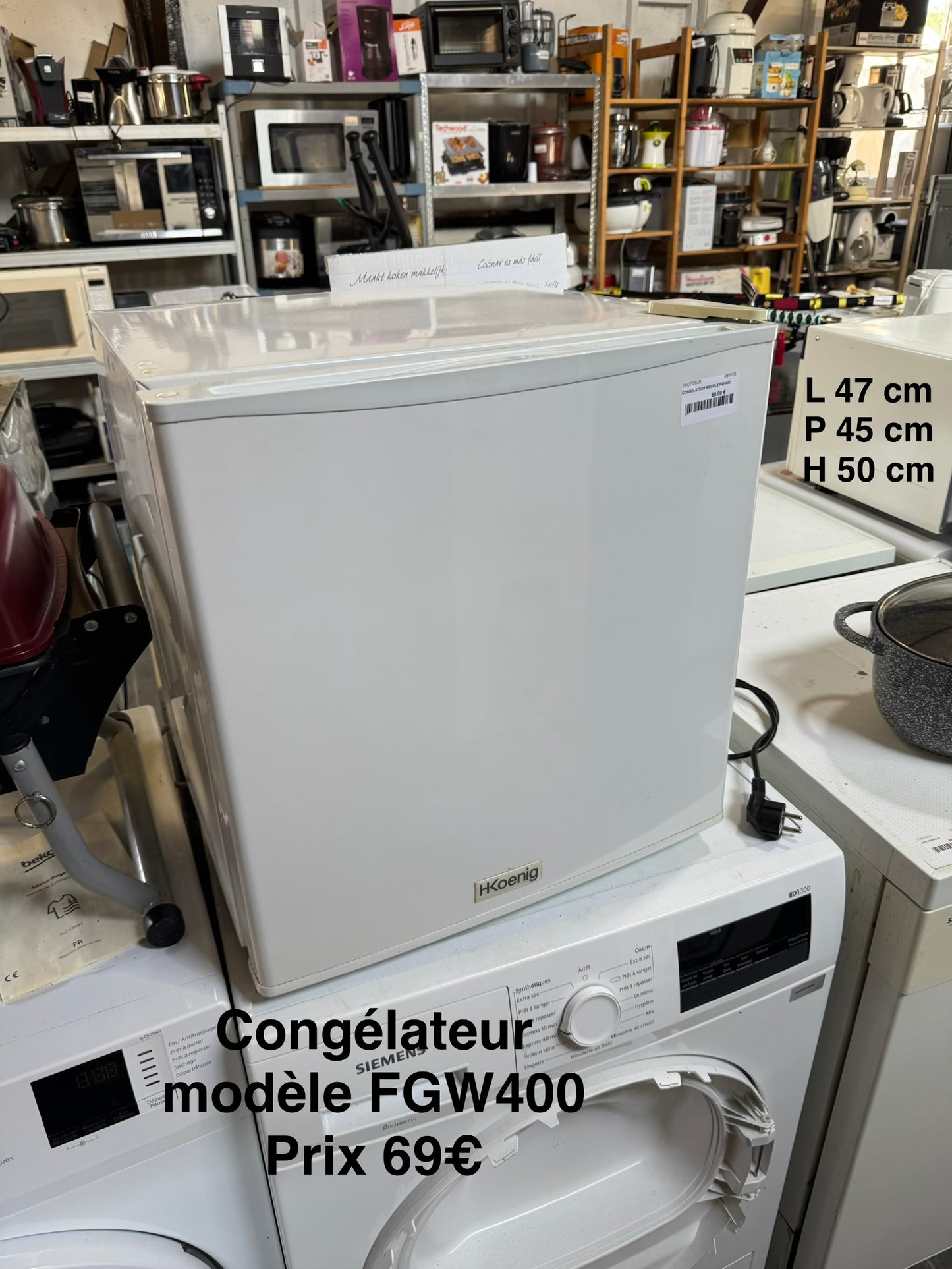 Congélateur modèle FGW400 065103