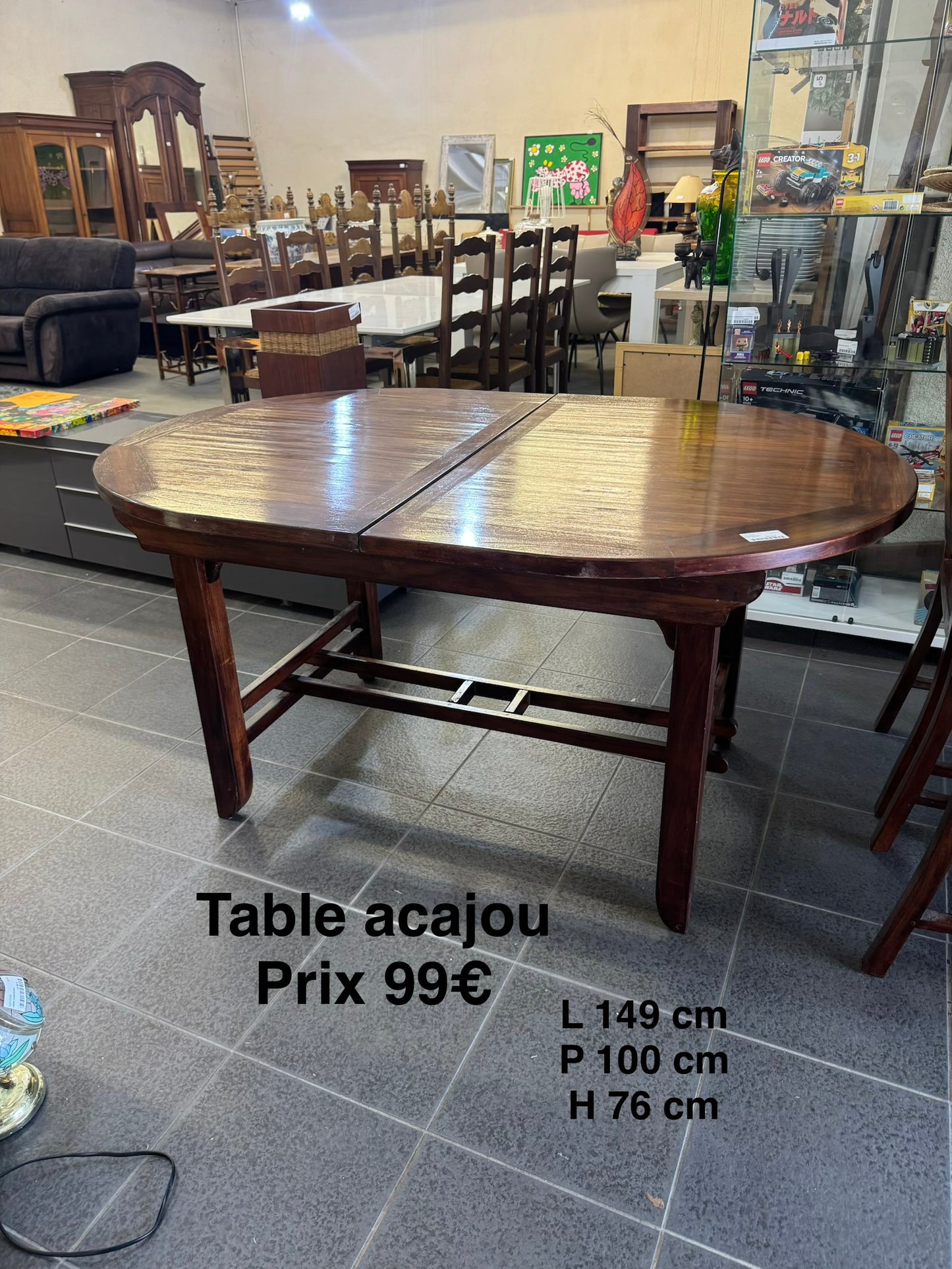 Table acajou 064401