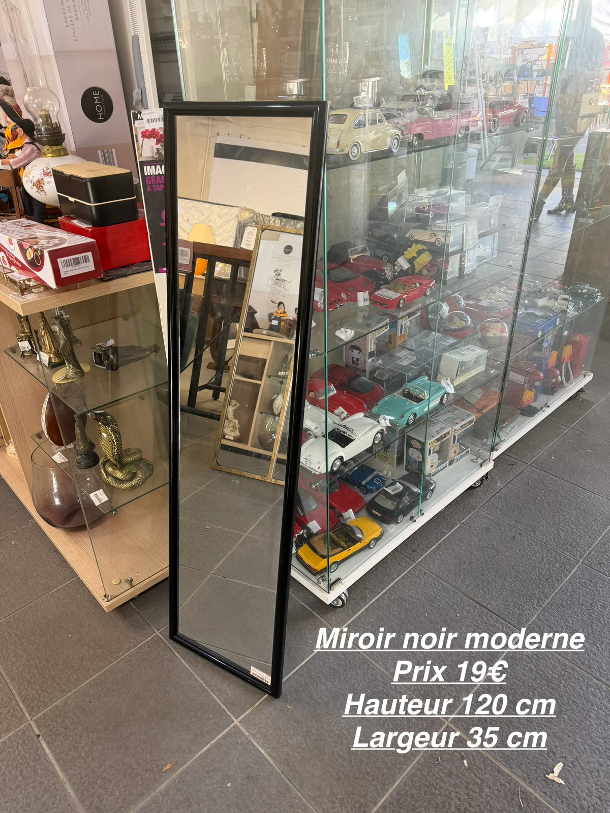 Miroir noir moderne 052850