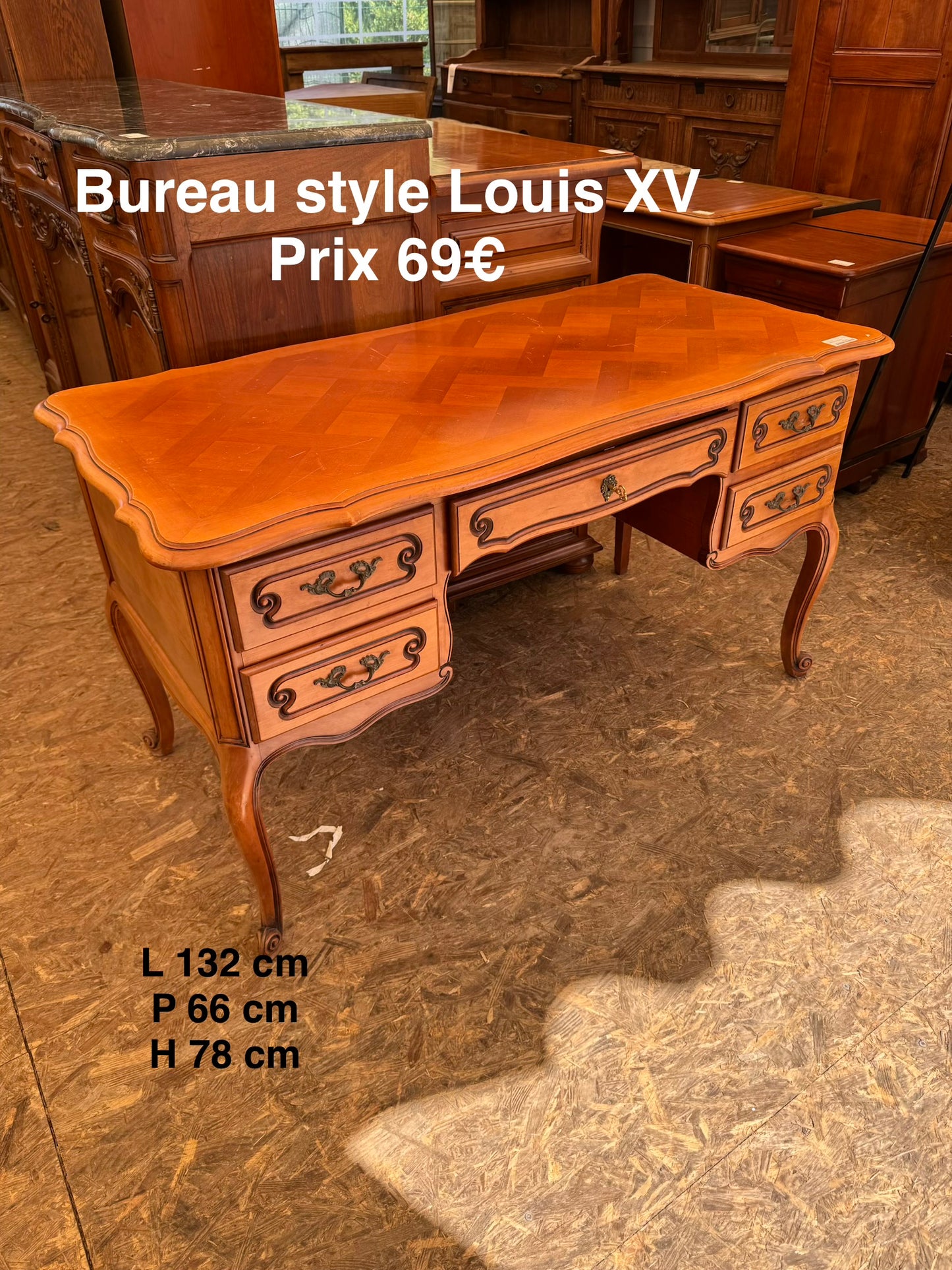 Bureau style Louis XV 063221
