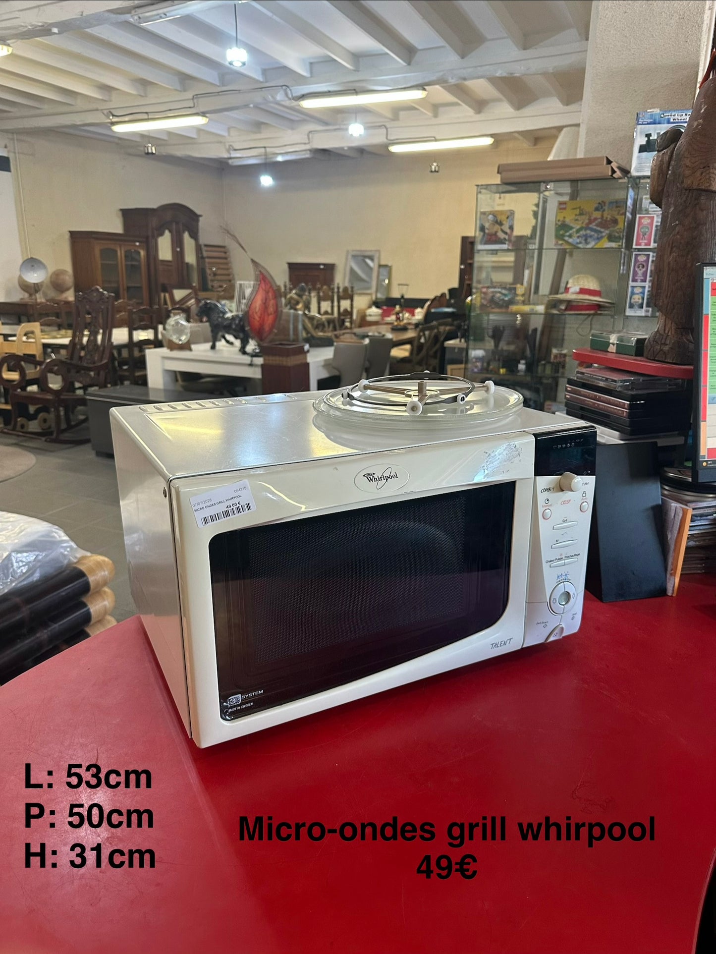 Micro-ondes grill whirpool 064315
