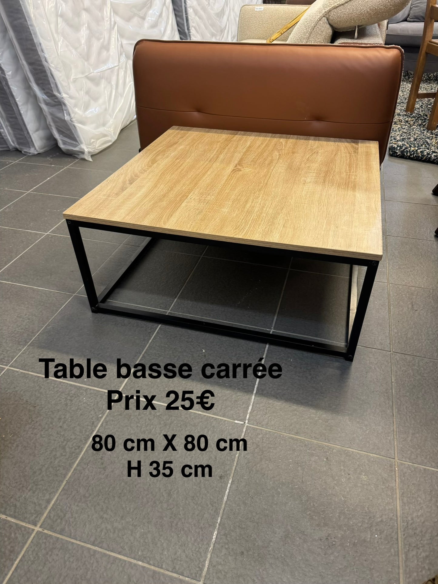 Table basse carrée 063092