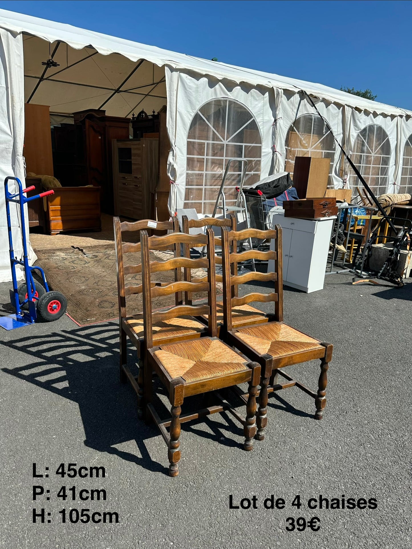 Lot de 4 chaises 064160