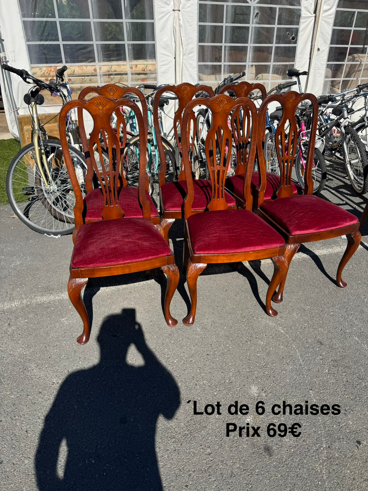 Lot de 6 chaises 068149